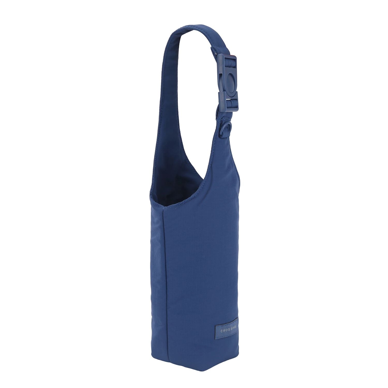 Crossing Waterproof Checked Nylon Dual Carry Water Bottle Bag - Smoke Blue