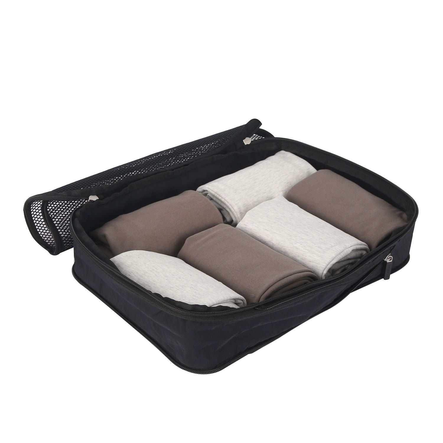 Crossing Waterproof Ripstop Nylon Compression Packing Cube M - Black