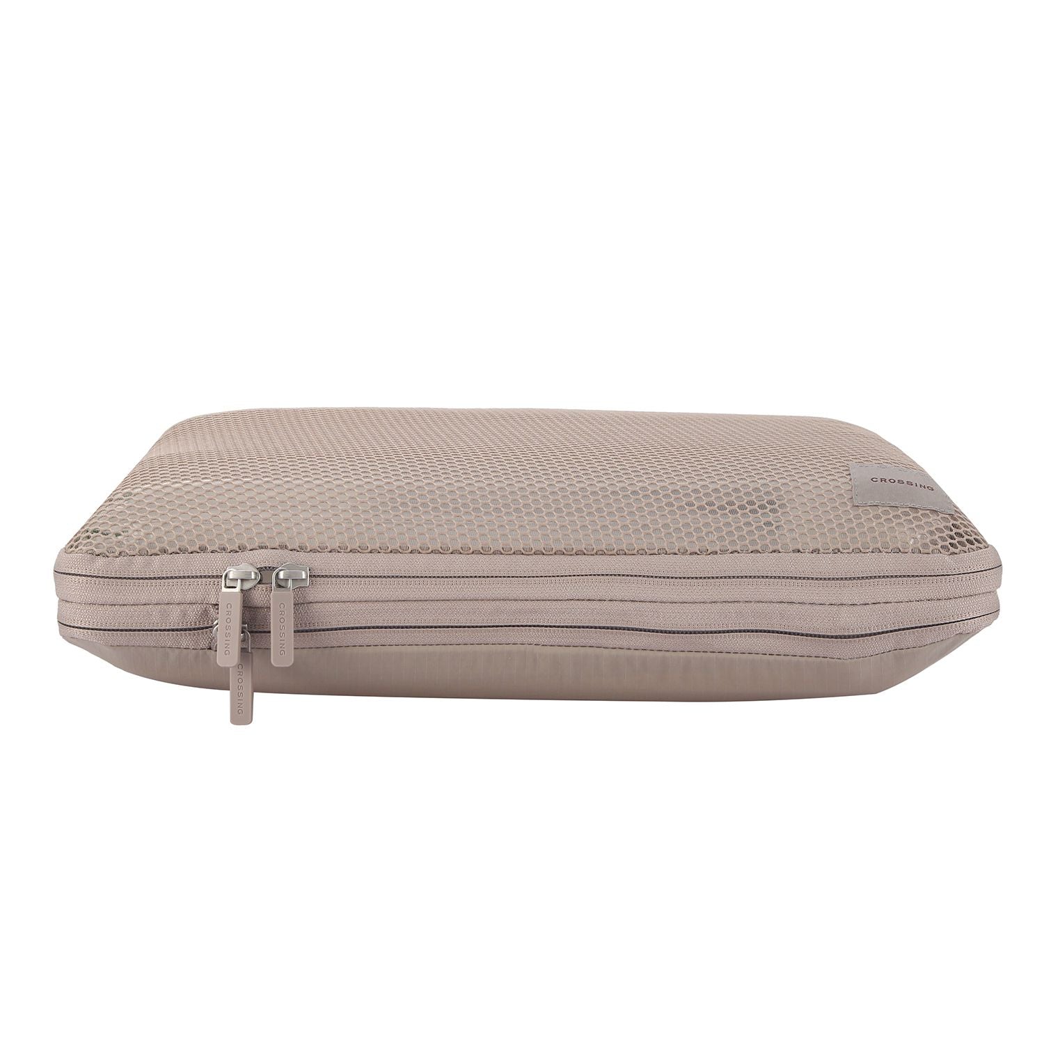 Crossing Waterproof Ripstop Nylon Compression Packing Cube M - Light Grey