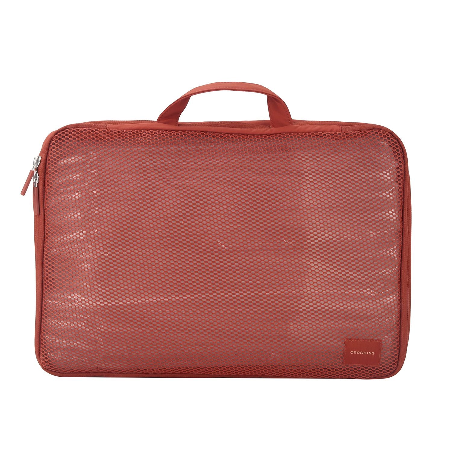Crossing Waterproof Ripstop Nylon Compression Packing Cube M - Rust Orange