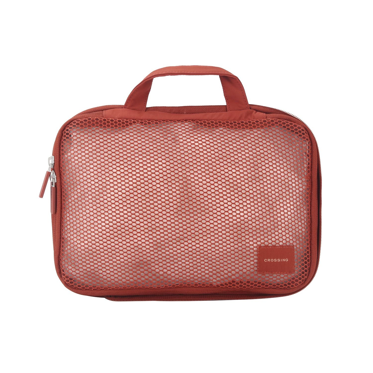 Crossing Waterproof Ripstop Nylon Compression Packing Cube S - Rust Orange