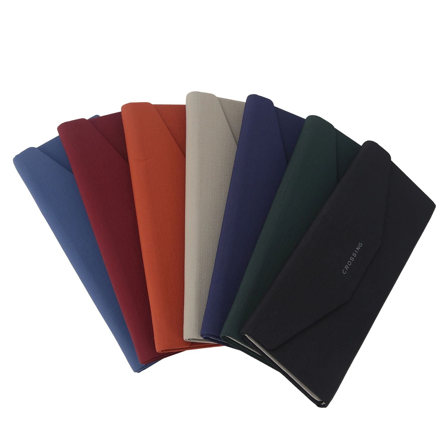 Crossing Waterproof Ripstop Nylon Foldable Glasses Case - Black