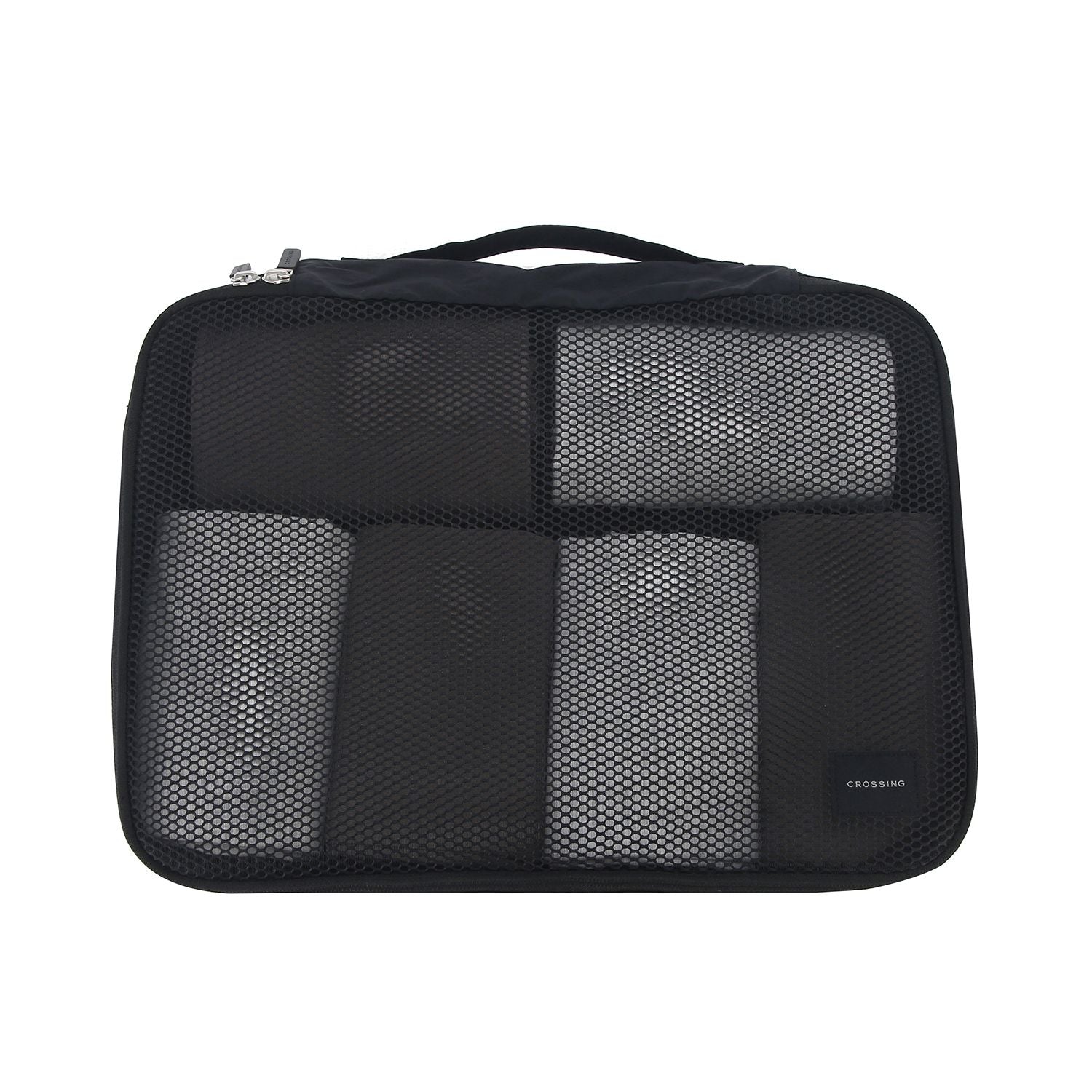 Crossing Waterproof Ripstop Nylon Packing Cube Set (4-Piece Set) - Black