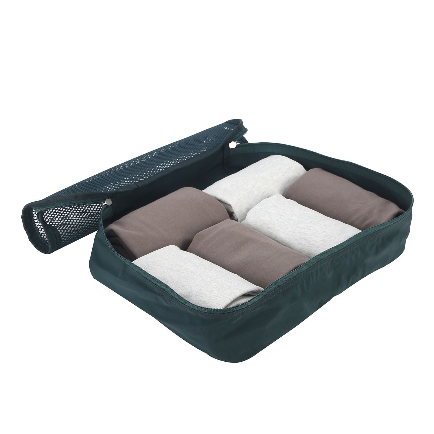 Crossing Waterproof Ripstop Nylon Packing Cube Set (4-Piece Set) - Forest Green