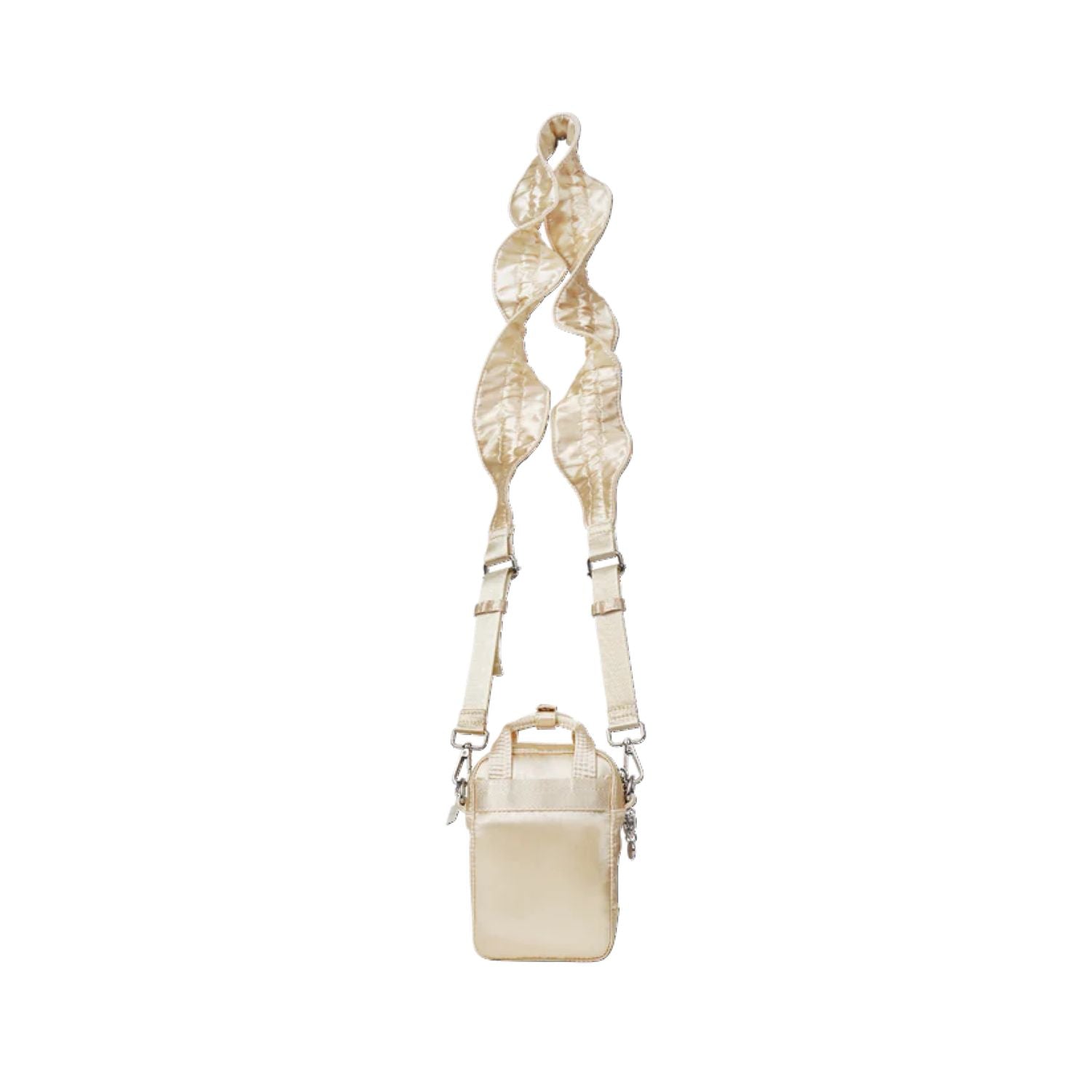 Doughnut Macaroon Tiny Girlitude Series Crossbody Bag - Champagne