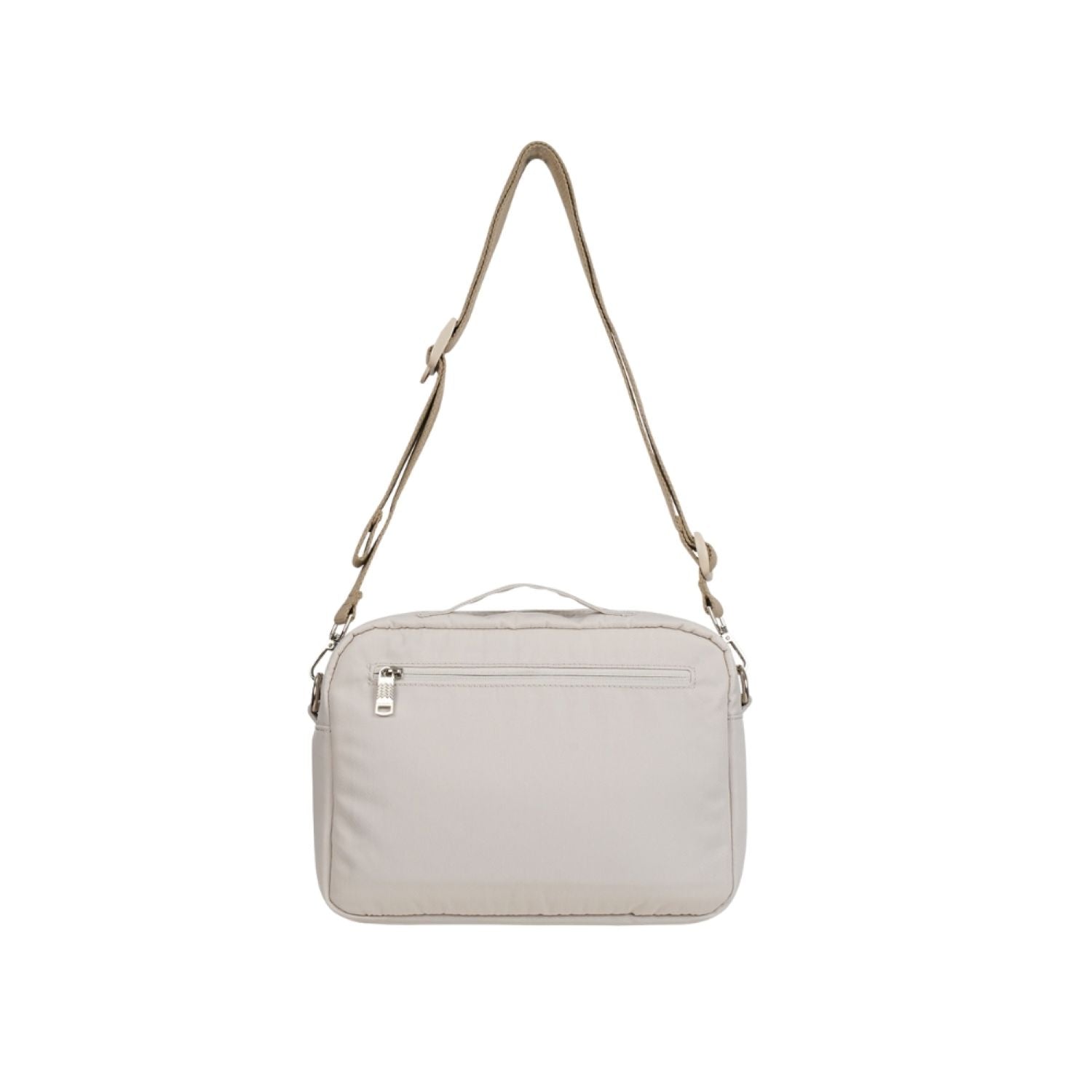 Doughnut Satchel Lucent Series Crossbody Bag - Stone