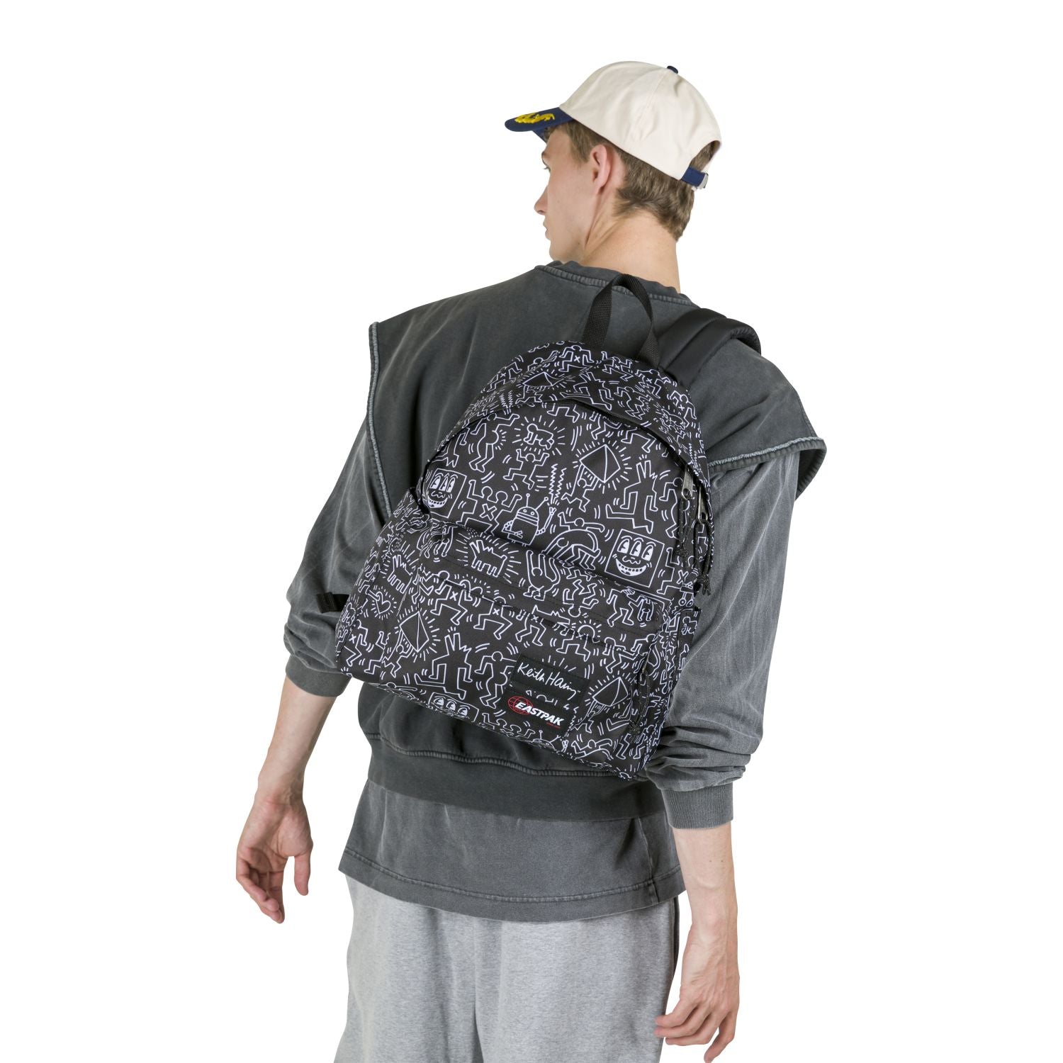 Eastpak Day Pak'R Keith Haring Backpack - Keith Haring Black