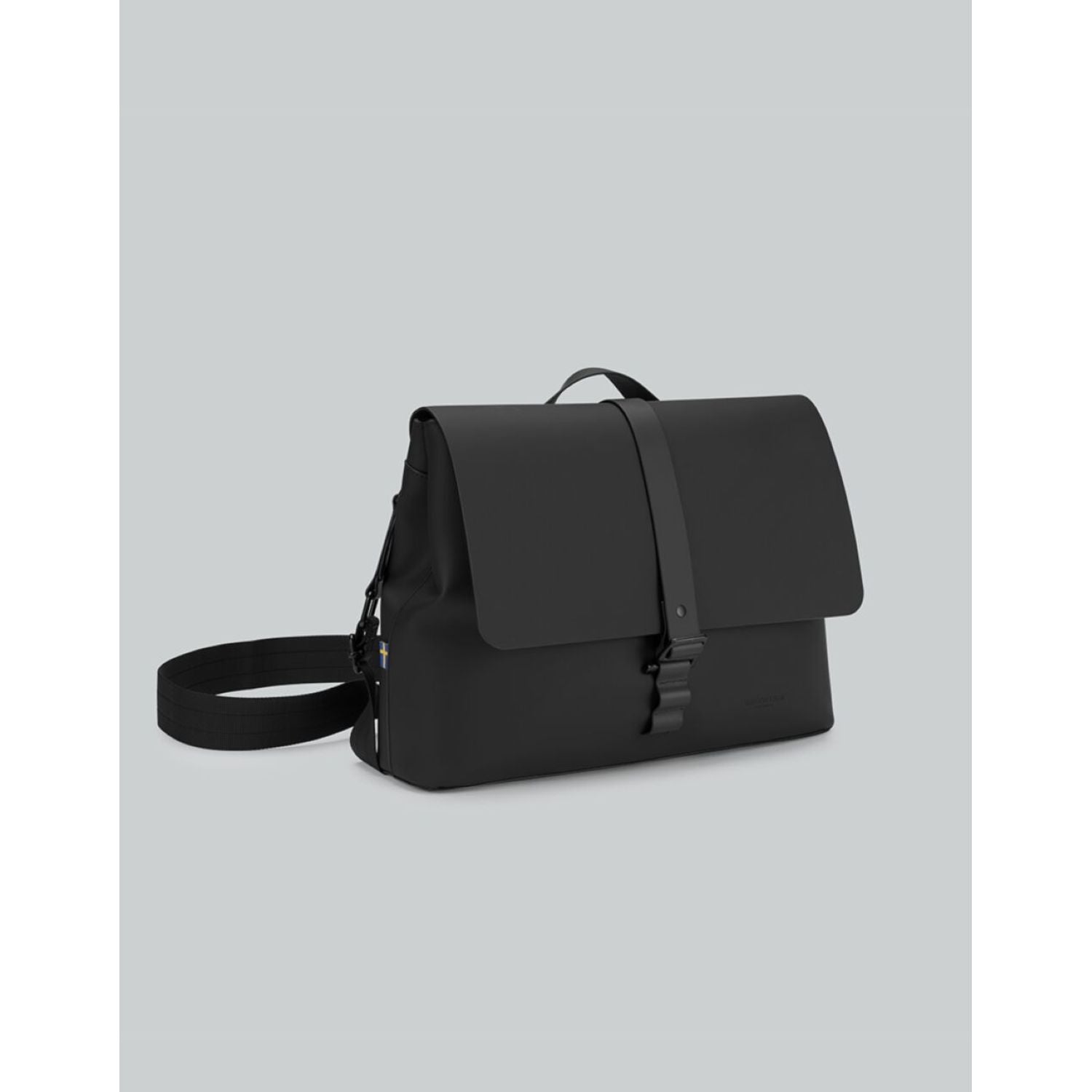 Gaston Luga Splash Crossbody Large 14" - Black