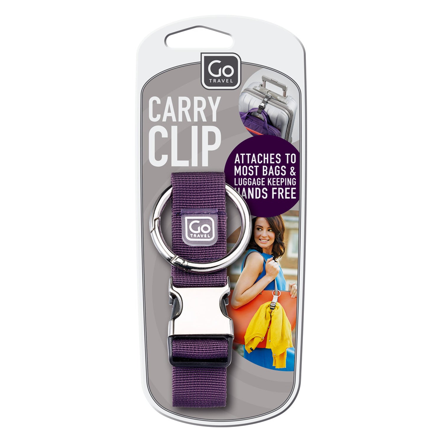 Go Travel Carry Clip (Purple)