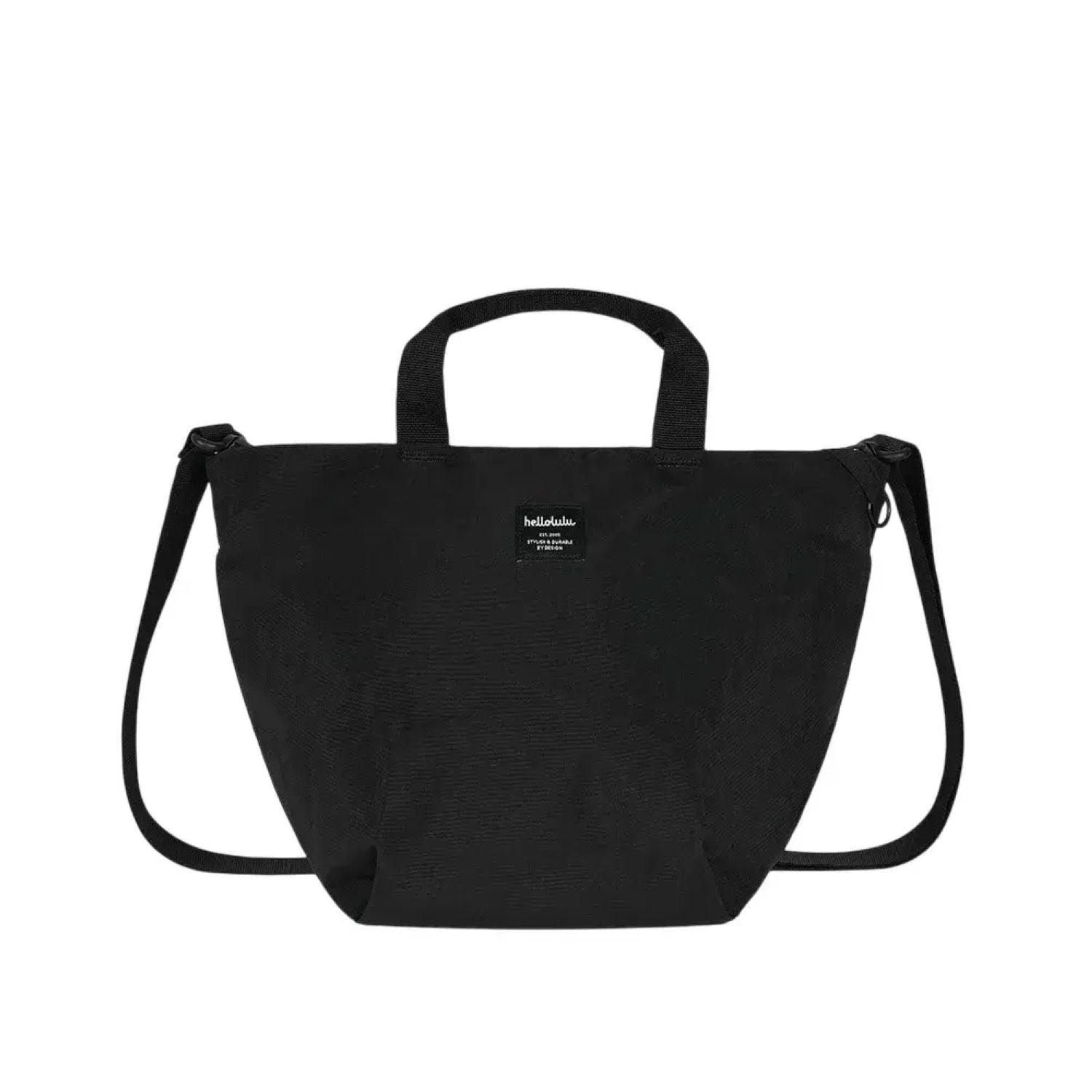 Hellolulu Dorri 2-Way City Small Tote (Coal Black)