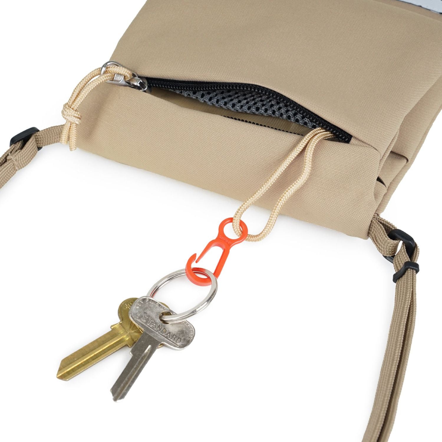 Hellolulu Jose Daily Flip Pouch Recycled (Fog Khaki)