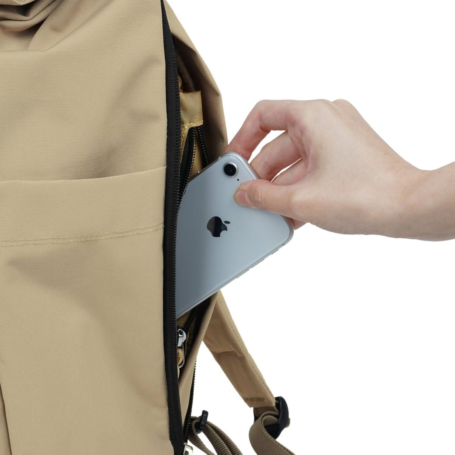 Hellolulu Kacy All Day Backpack Recycled  (Fog Khaki)