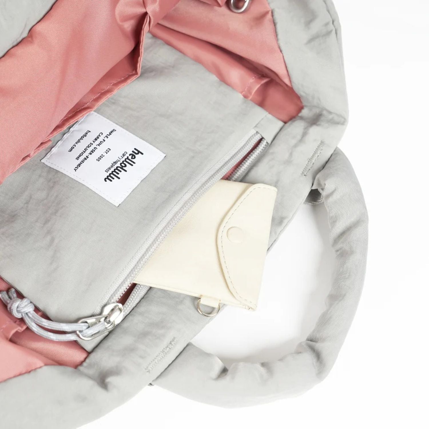 Hellolulu Kylie Convertible 2-Way Tote L  (Neutral Gray)