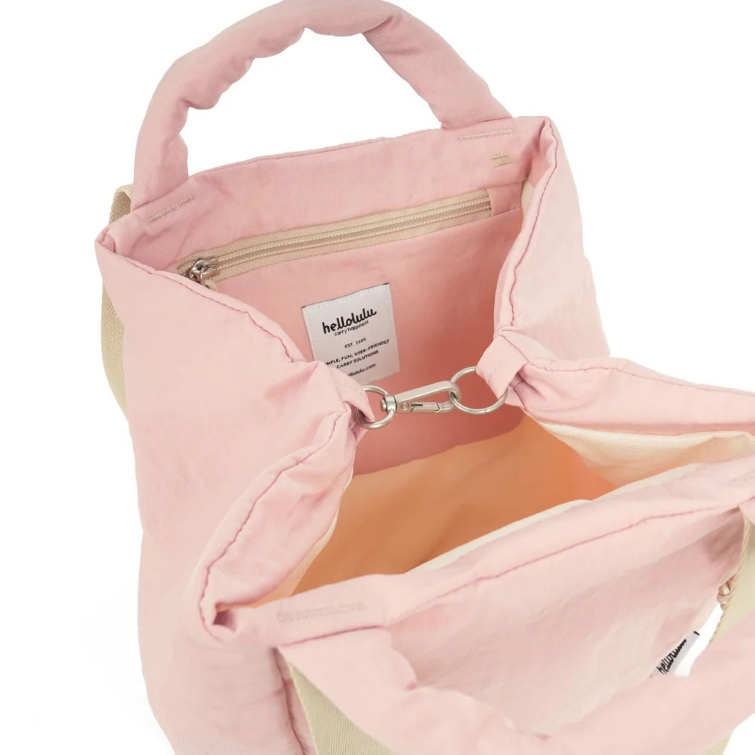 Hellolulu Kylie Convertible 2-Way Tote L  (Pale Pink)