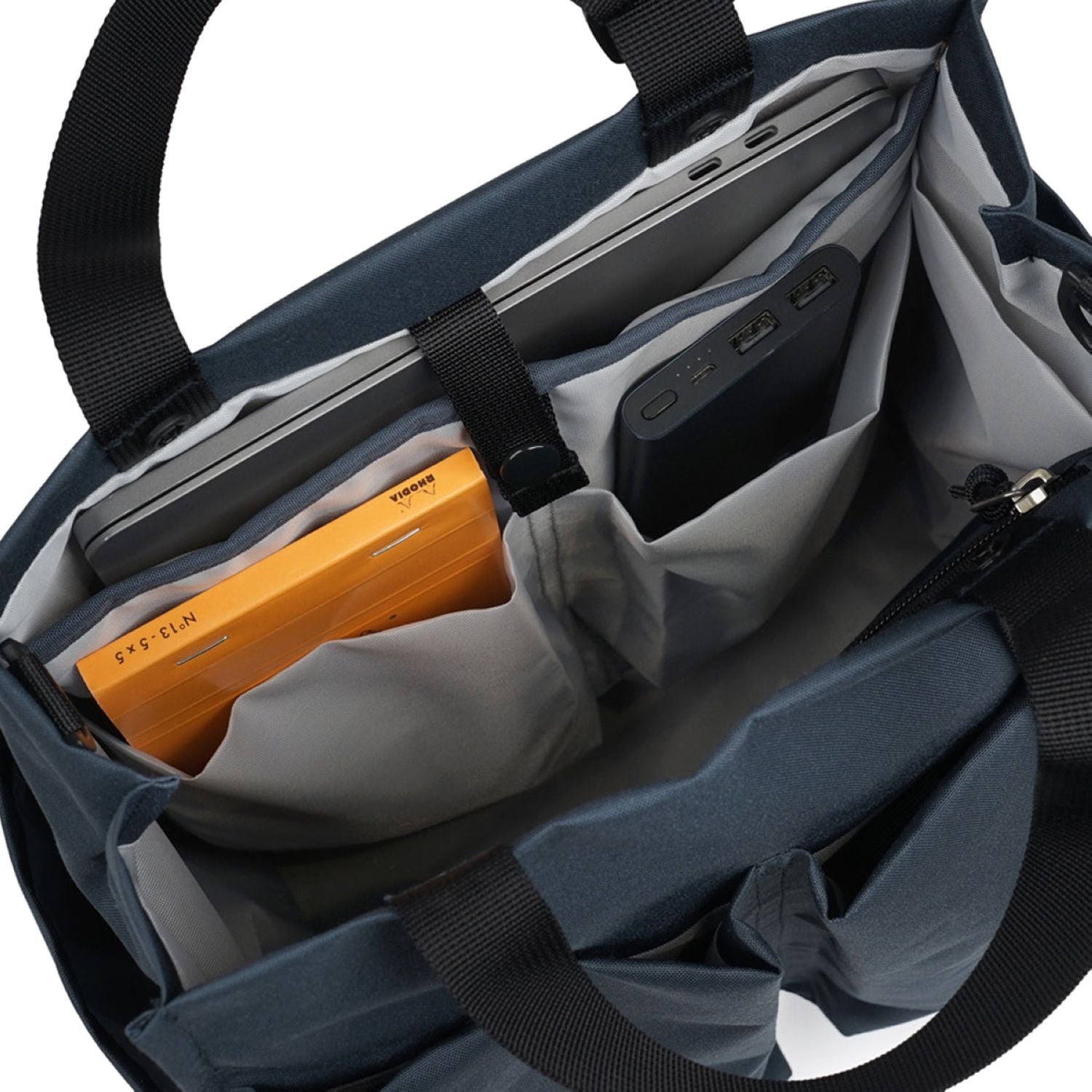 Hellolulu Luke 3 Way Vertical Tote Recycled (Dark Sapphire)