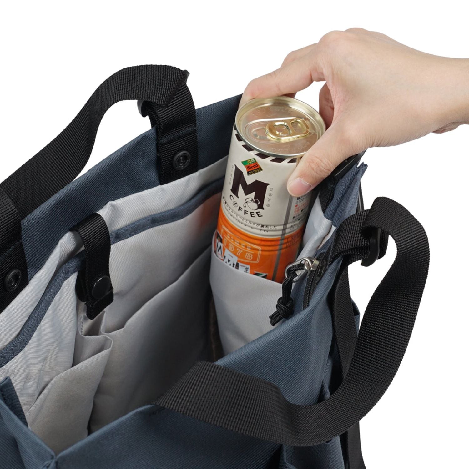 Hellolulu Luke 3 Way Vertical Tote Recycled (Dark Sapphire)