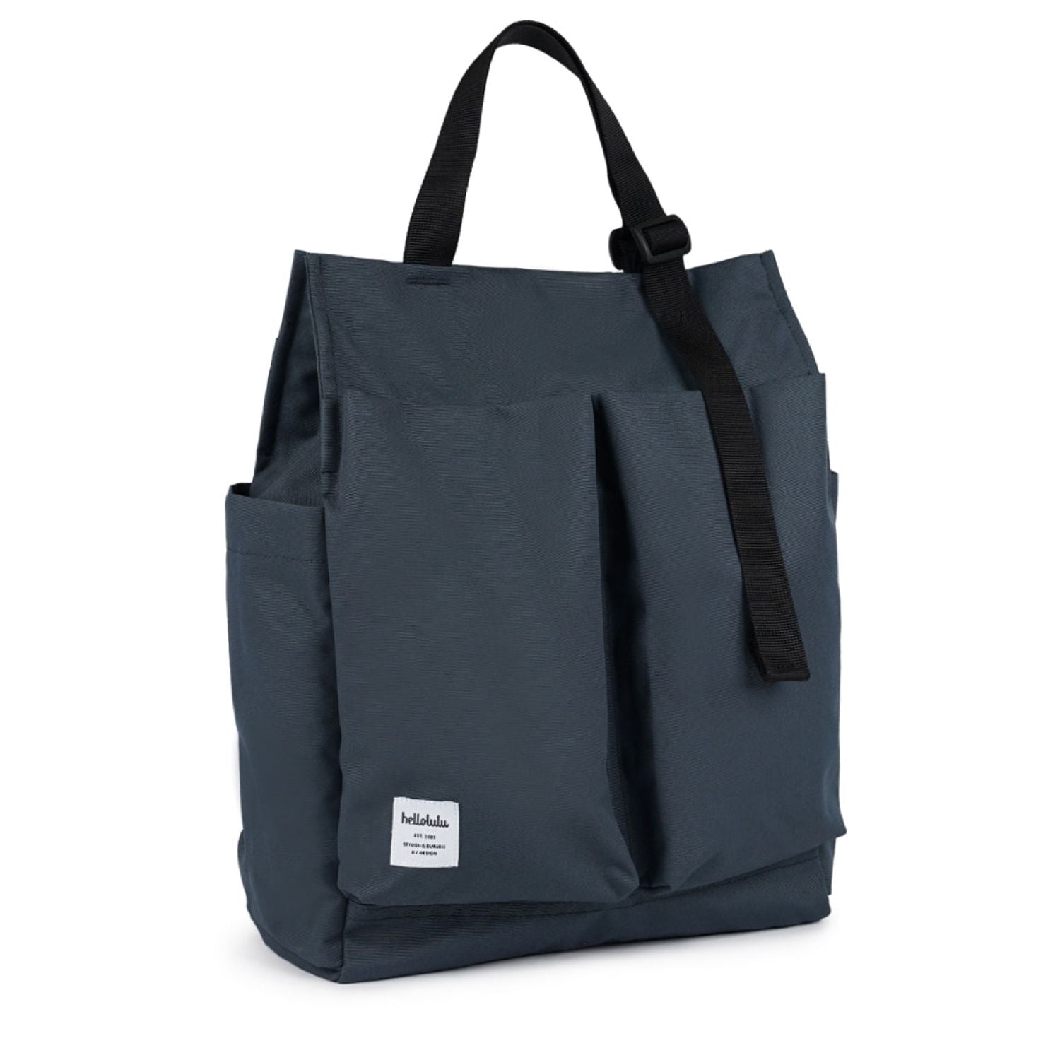 Hellolulu Luke 3 Way Vertical Tote Recycled (Dark Sapphire)