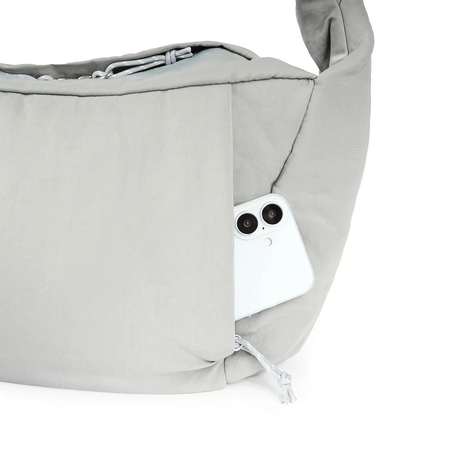 Hellolulu Miles All Day Shoulder Bag M (Neutral Gray)
