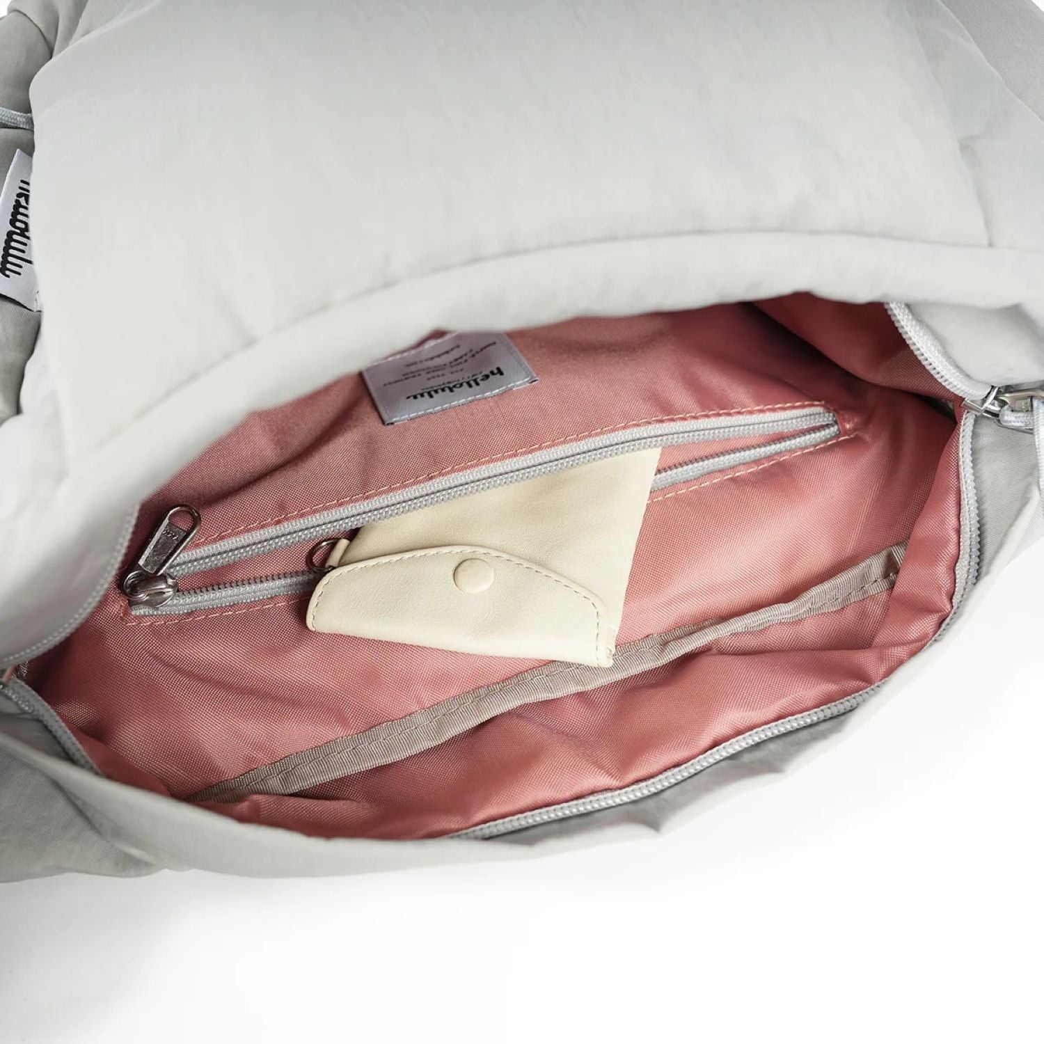 Hellolulu Miles All Day Shoulder Bag M (Neutral Gray)