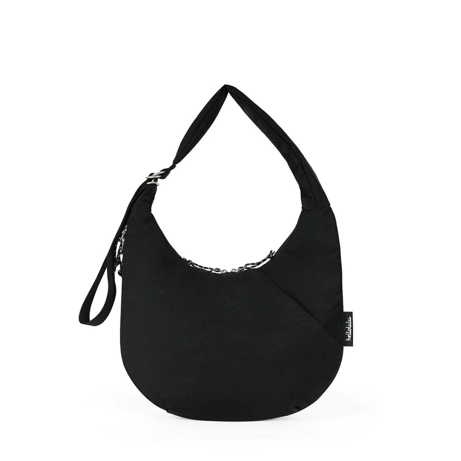 Hellolulu Zion Expandable Hobo Bag (Moss Black)