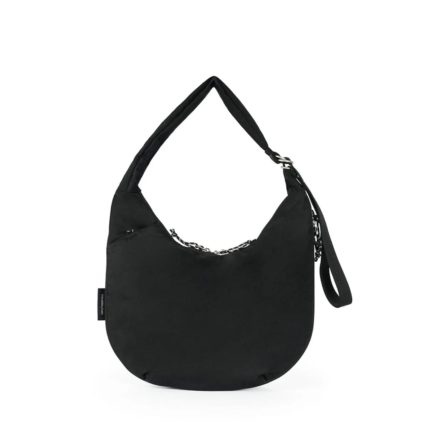 Hellolulu Zion Expandable Hobo Bag (Moss Black)
