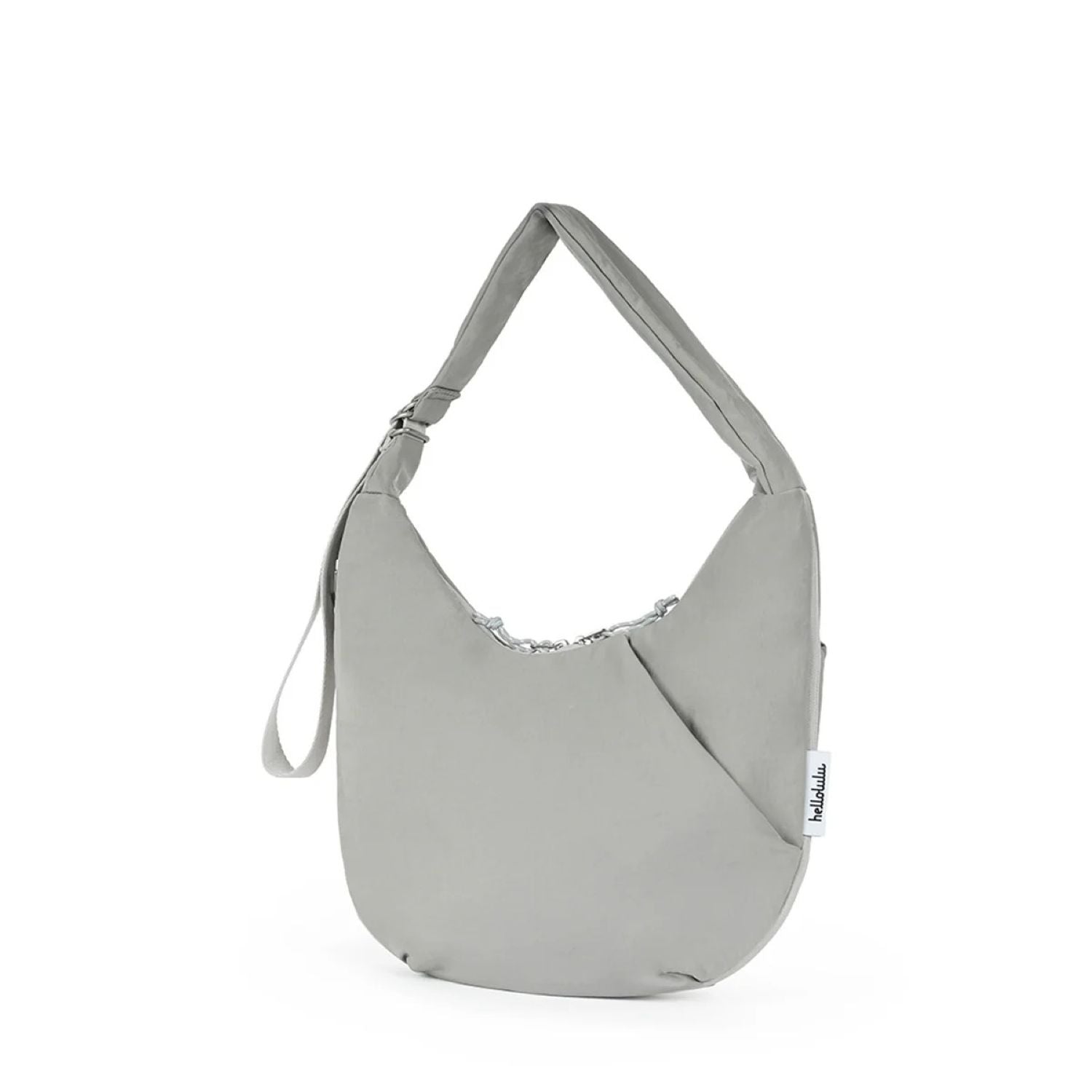 Hellolulu Zion Expandable Hobo Bag (Neutral Gray)