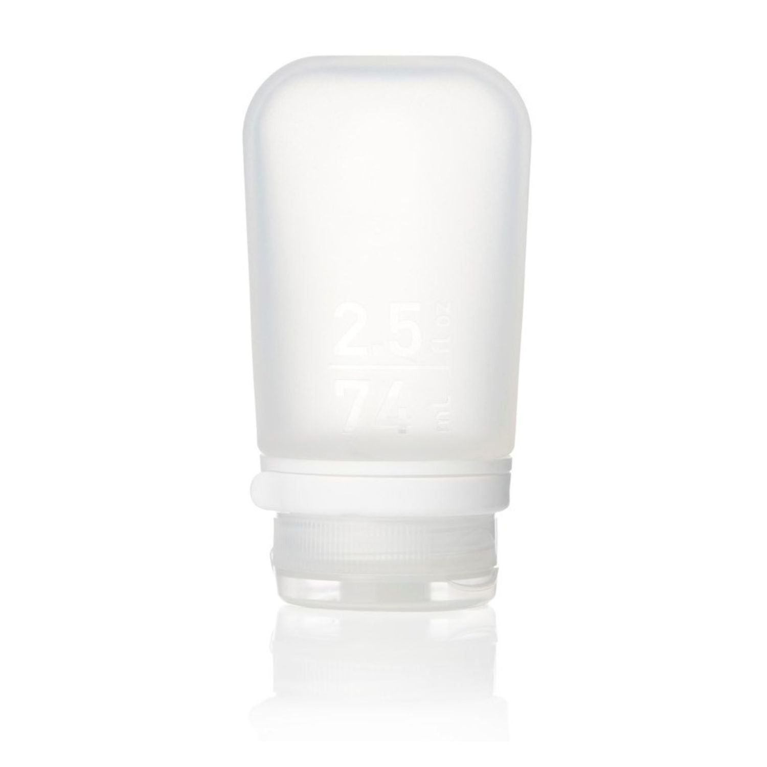 Humangear GoToob – Bottiglia Da Viaggio In Silicone 74 Ml, Con Anello, Colore Blu Scuro