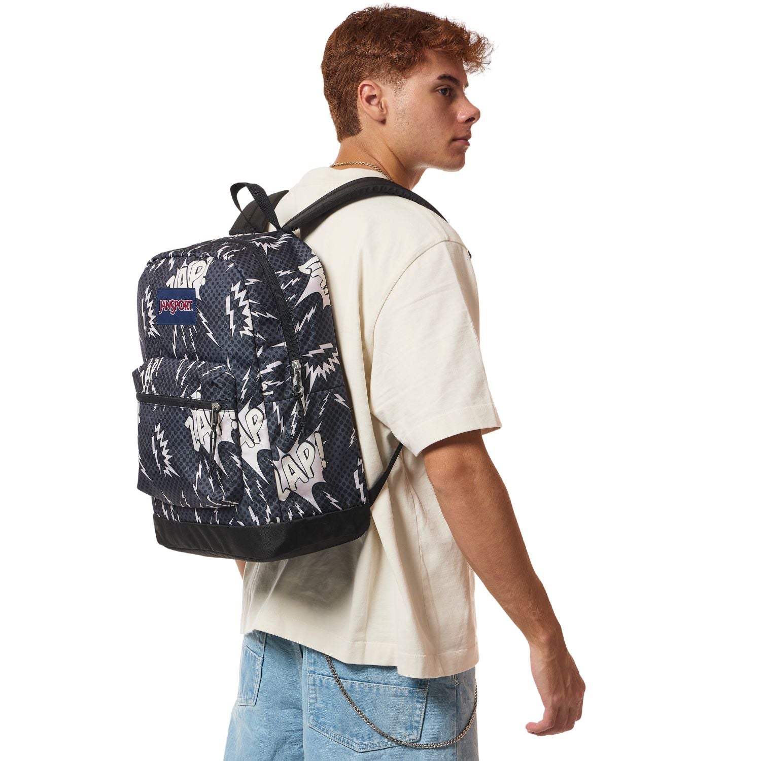 Jansport Cross Town - High Voltage Black/Grey/Charcoal