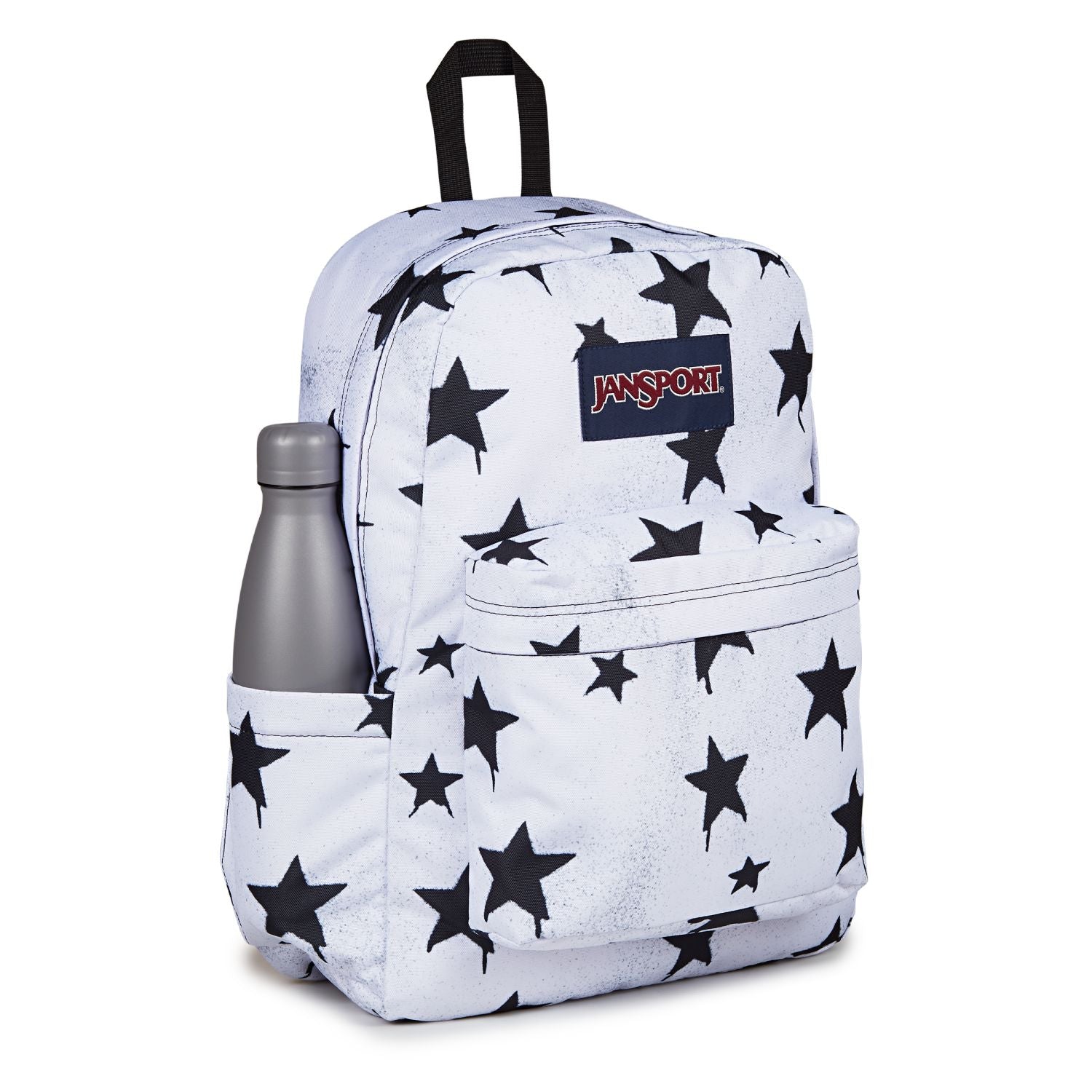 Jansport Superbreak Plus - Sprayed Stars Black – The Planet Traveller