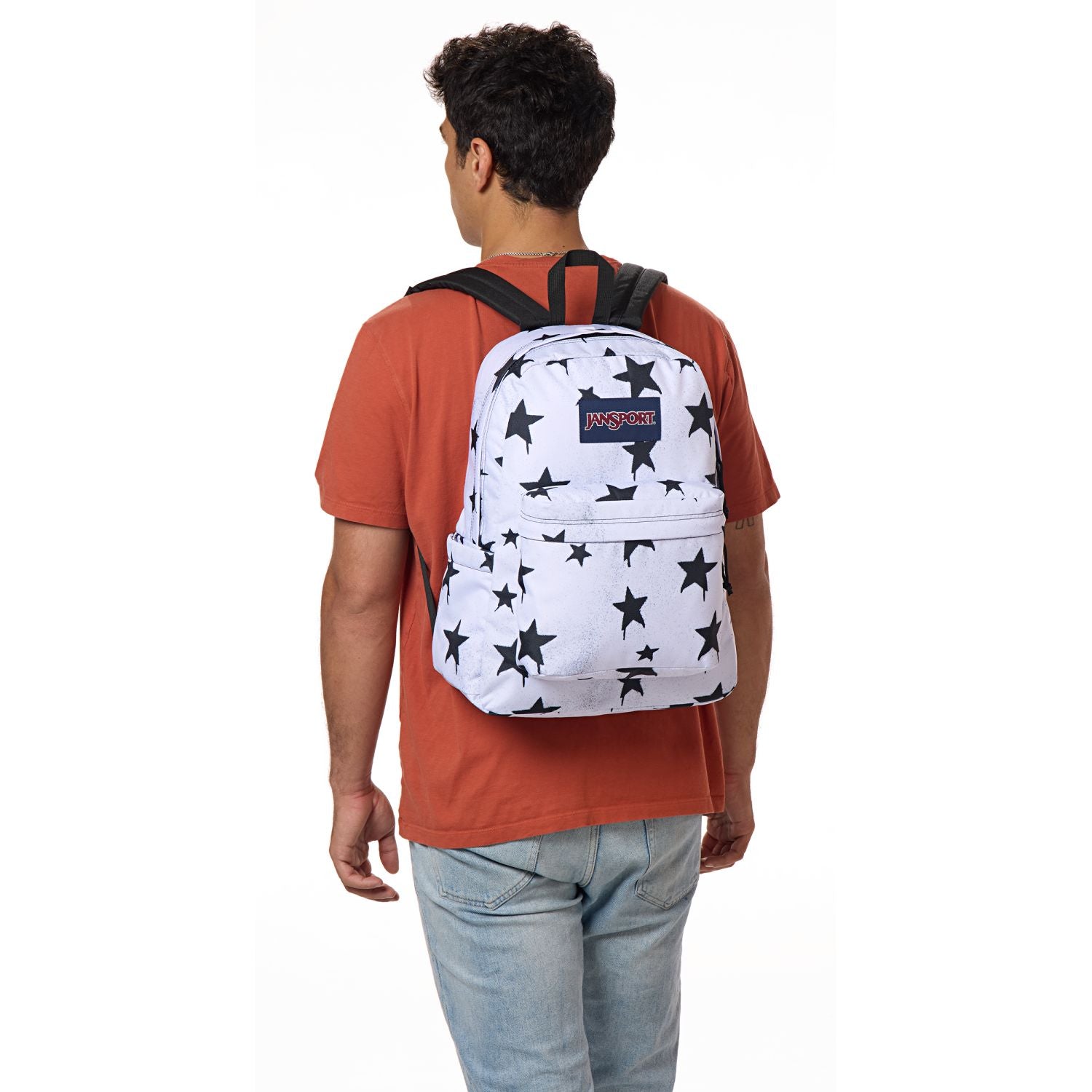 ジャンクジャーナル*『星空』 Jansport Superbreak Plus - Sprayed Stars Black – The Planet Traveller