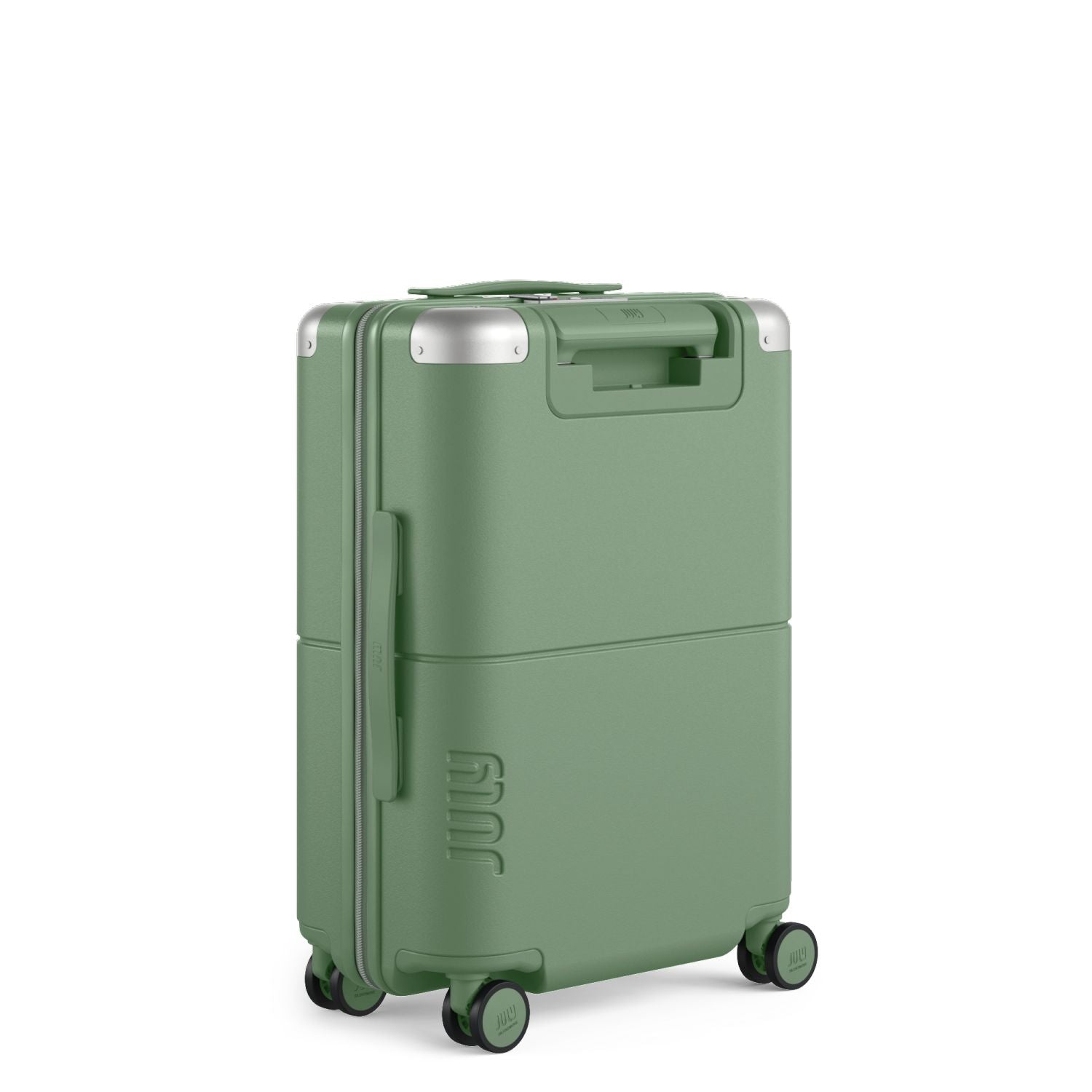 July Carry On Original Polycarbonate 21" Luggage With Power Bank & USB/USB-C Cable - Sage