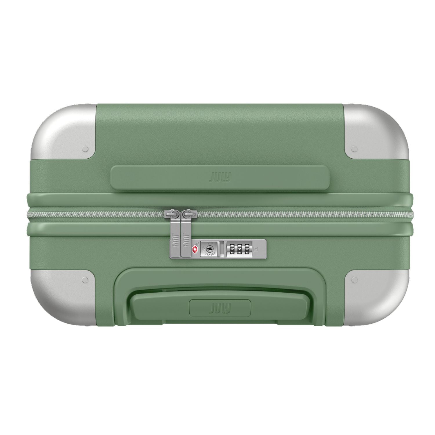 July Carry On Original Polycarbonate 21" Luggage With Power Bank & USB/USB-C Cable - Sage