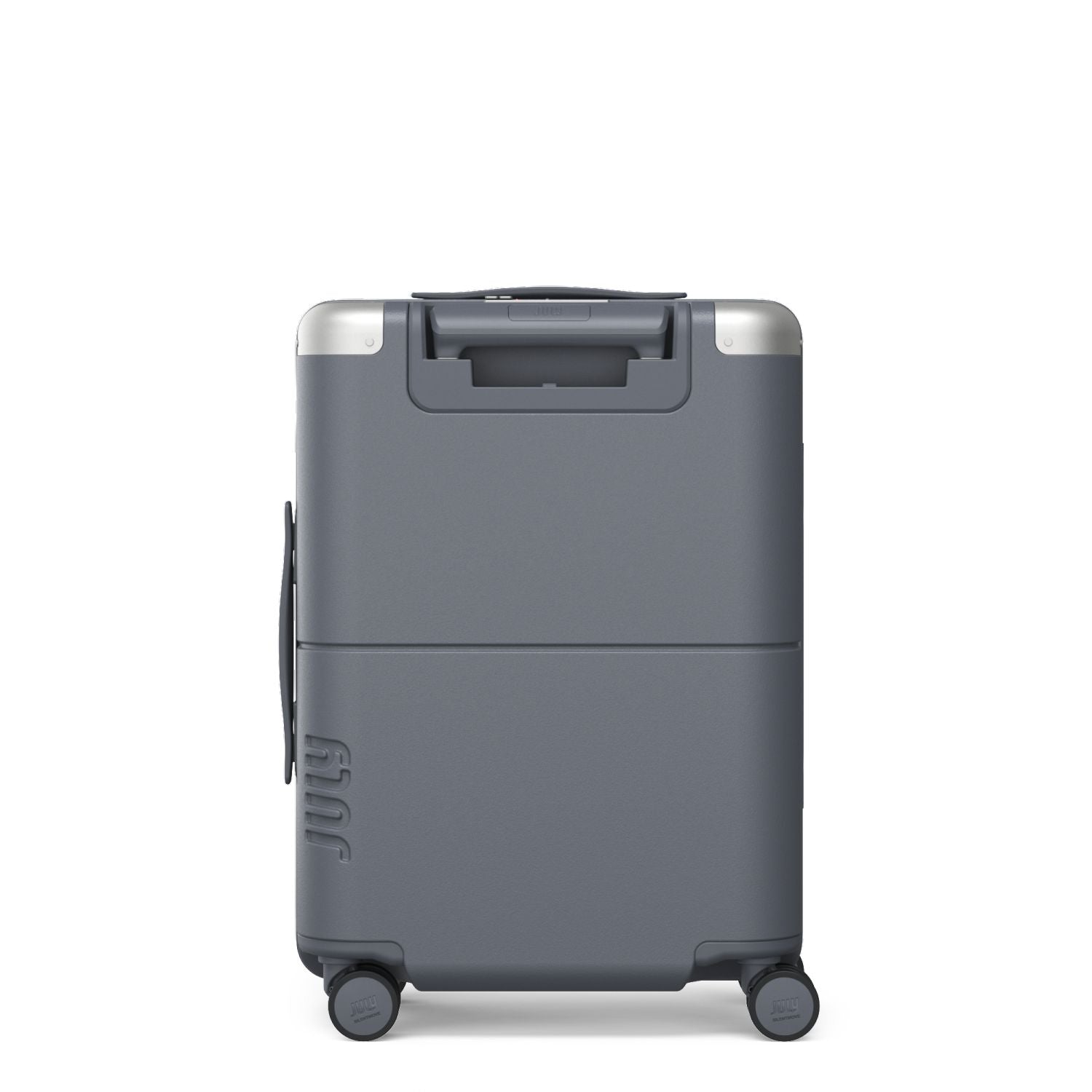 July Carry On Original Polycarbonate 21" Luggage With Power Bank & USB/USB-C Cable - Steel Blue
