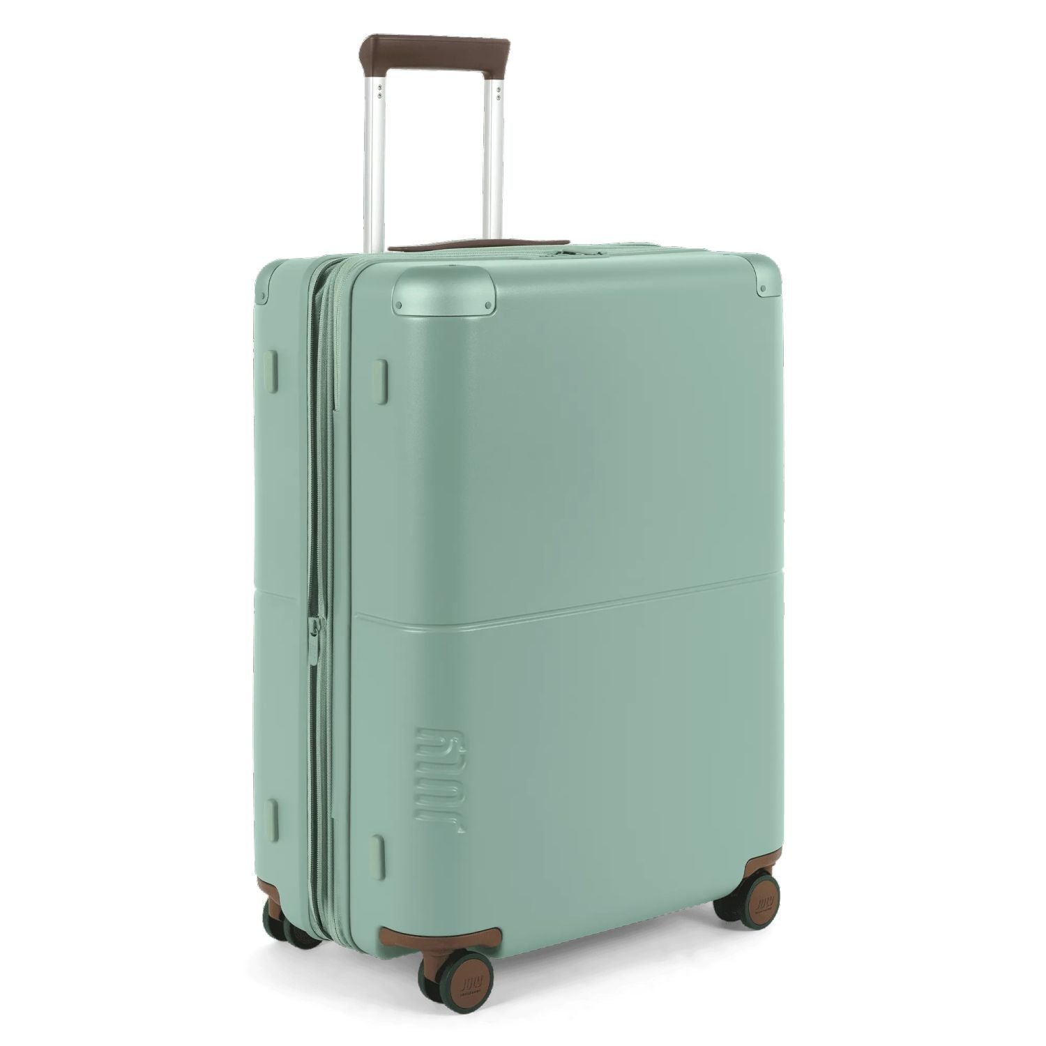 July Checked Expandable Polycarbonate 26" Luggage - Mint