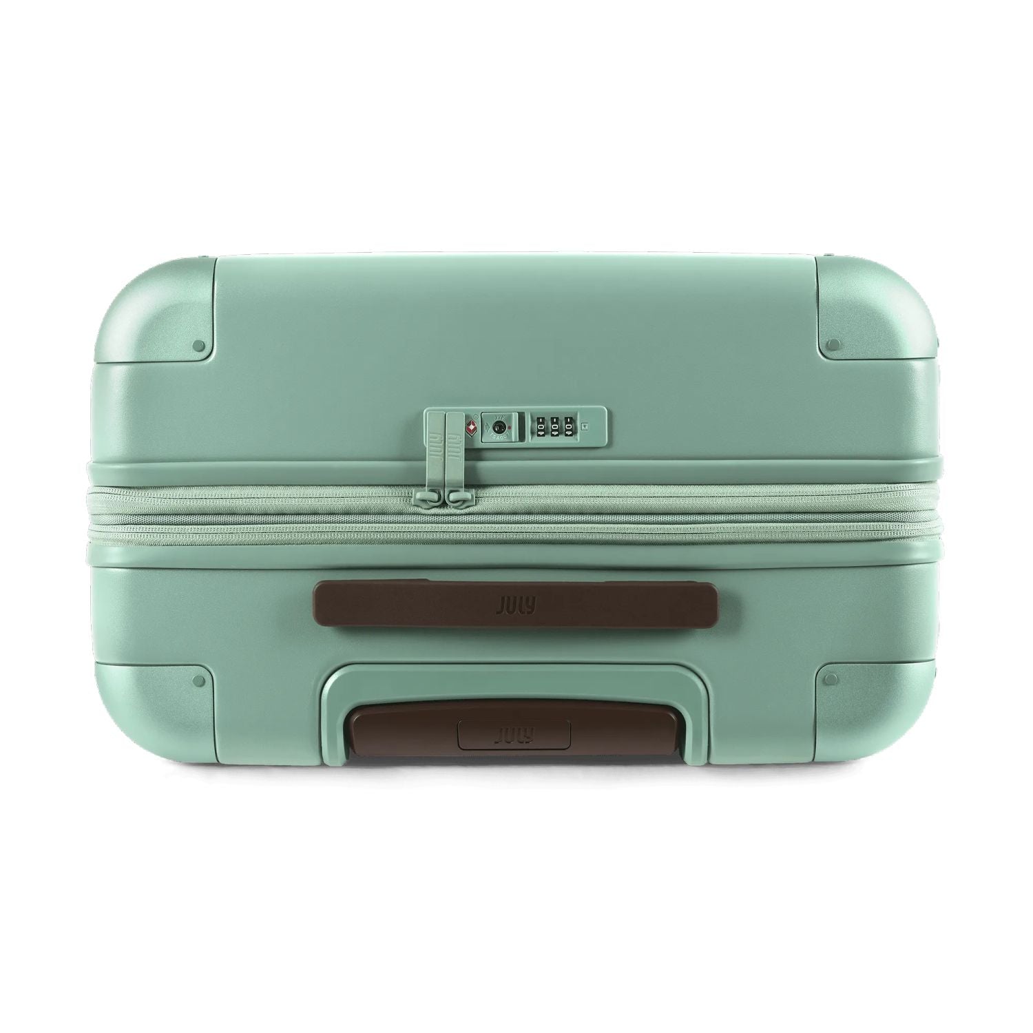 July Checked Expandable Polycarbonate 26" Luggage - Mint