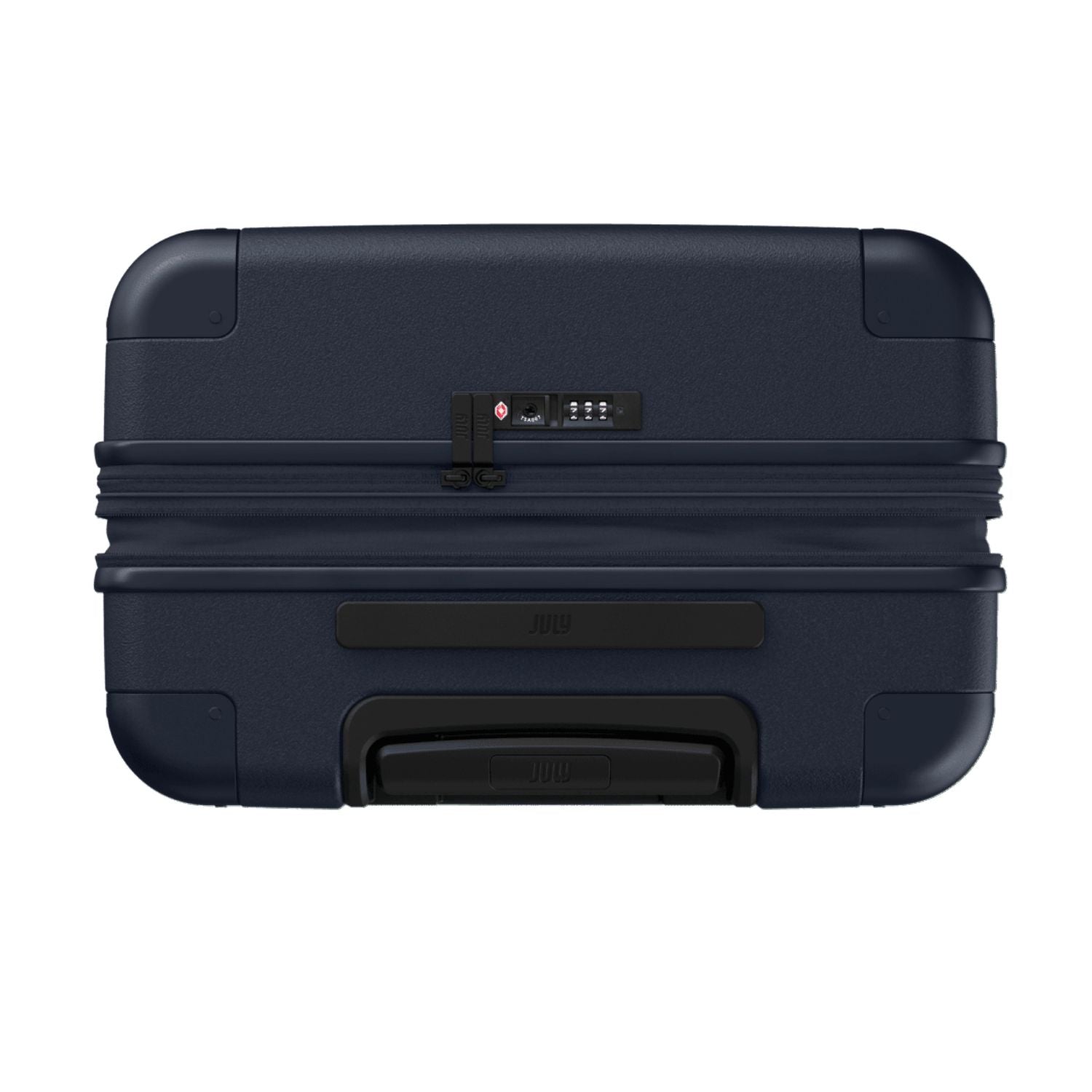 July Checked Expandable Polycarbonate With Casesafe Tracking 26" Luggage - Navy