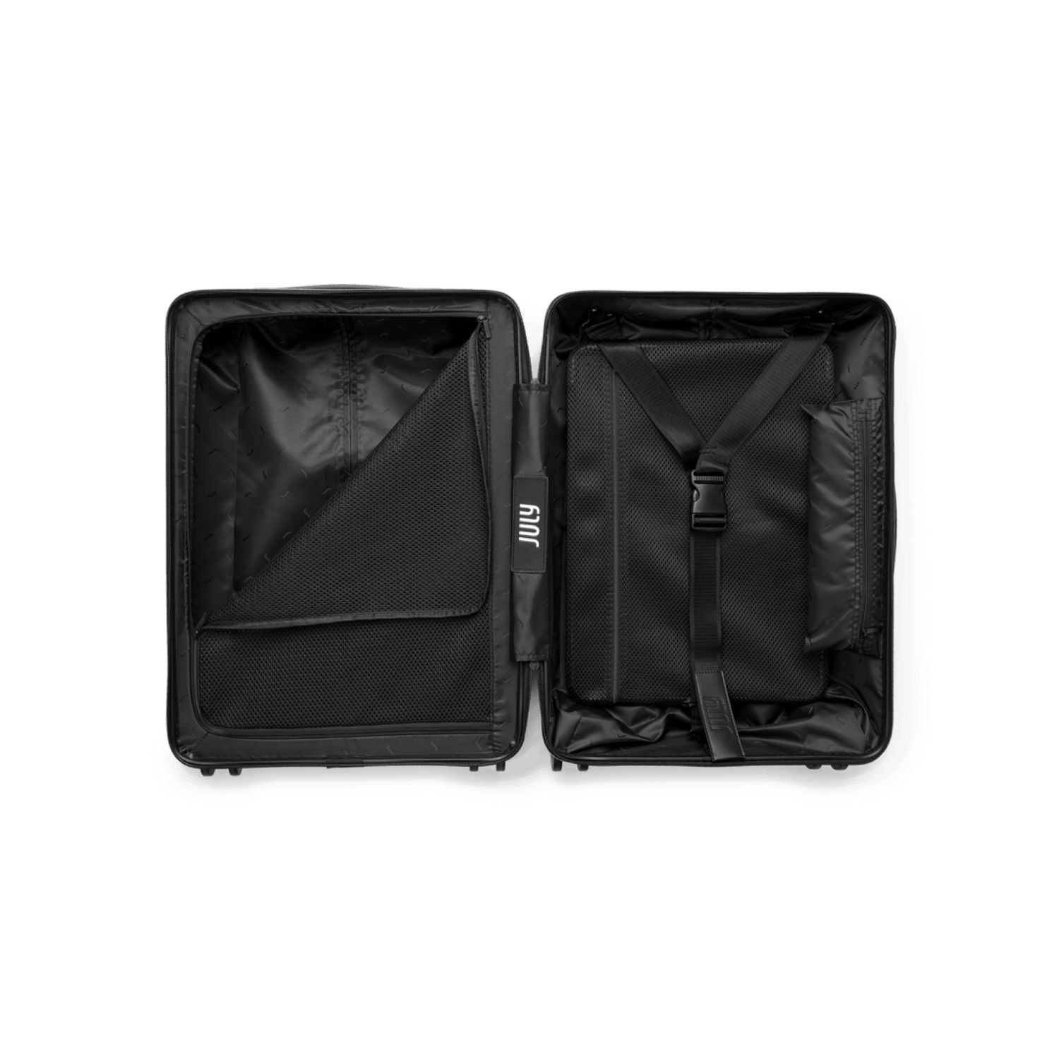 July Checked Expandable Polycarbonate With Casesafe Tracking 26" Luggage - Navy