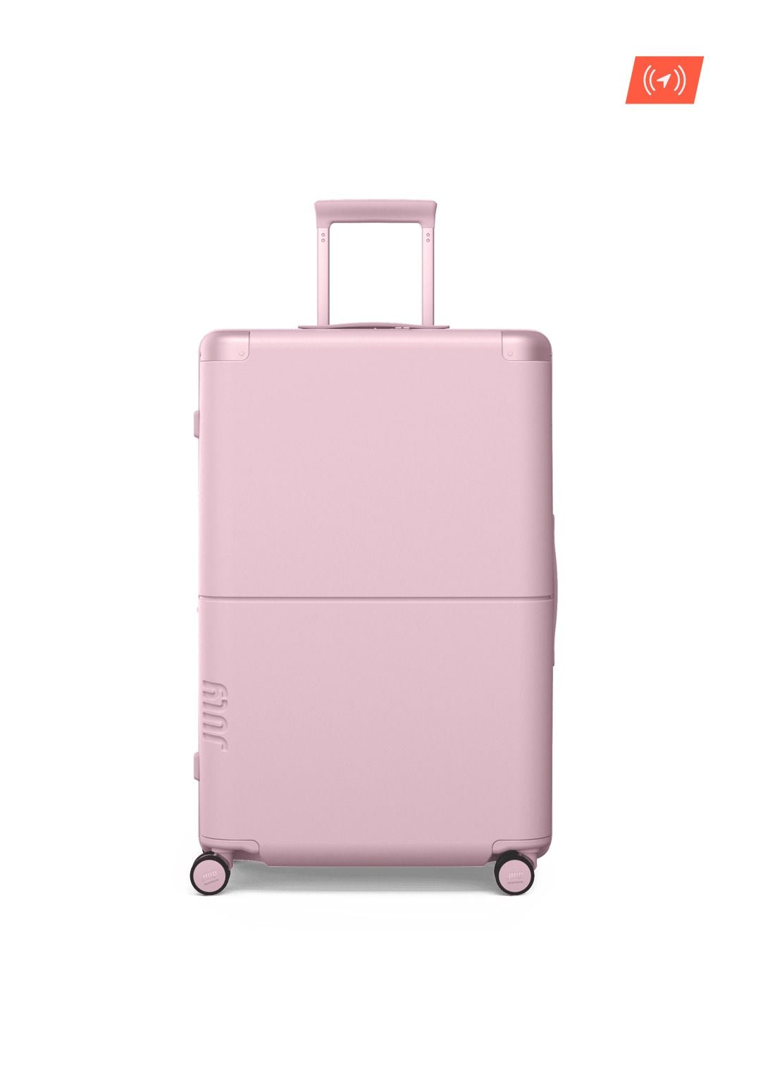 July Checked Plus Expandable Polycarbonate With Casesafe Tracking 28" Luggage - Blush Pink