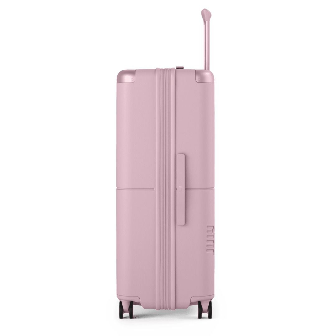 July Checked Plus Expandable Polycarbonate With Casesafe Tracking 28" Luggage - Blush Pink