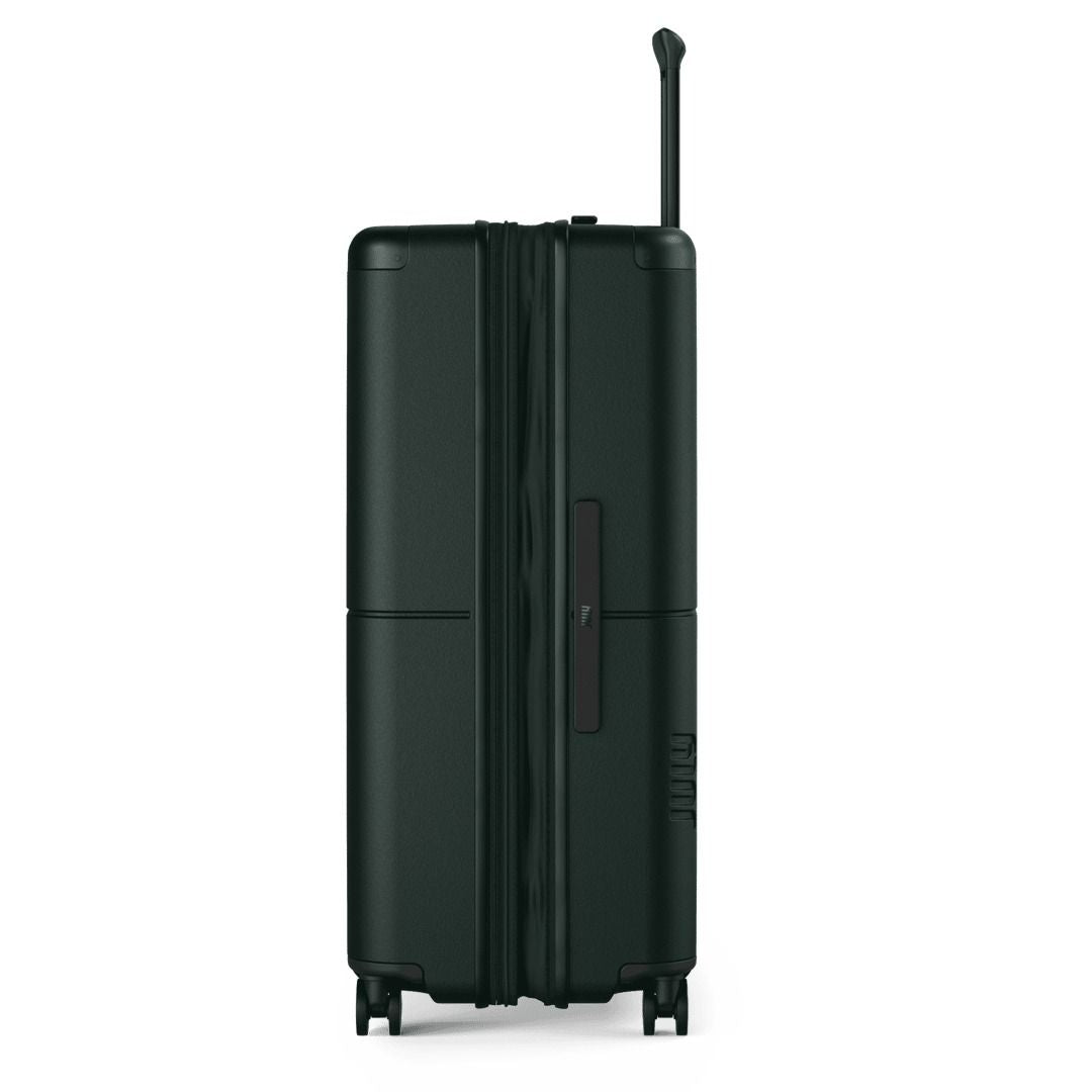 July Checked Plus Expandable Polycarbonate With Casesafe Tracking 28" Luggage - Forest