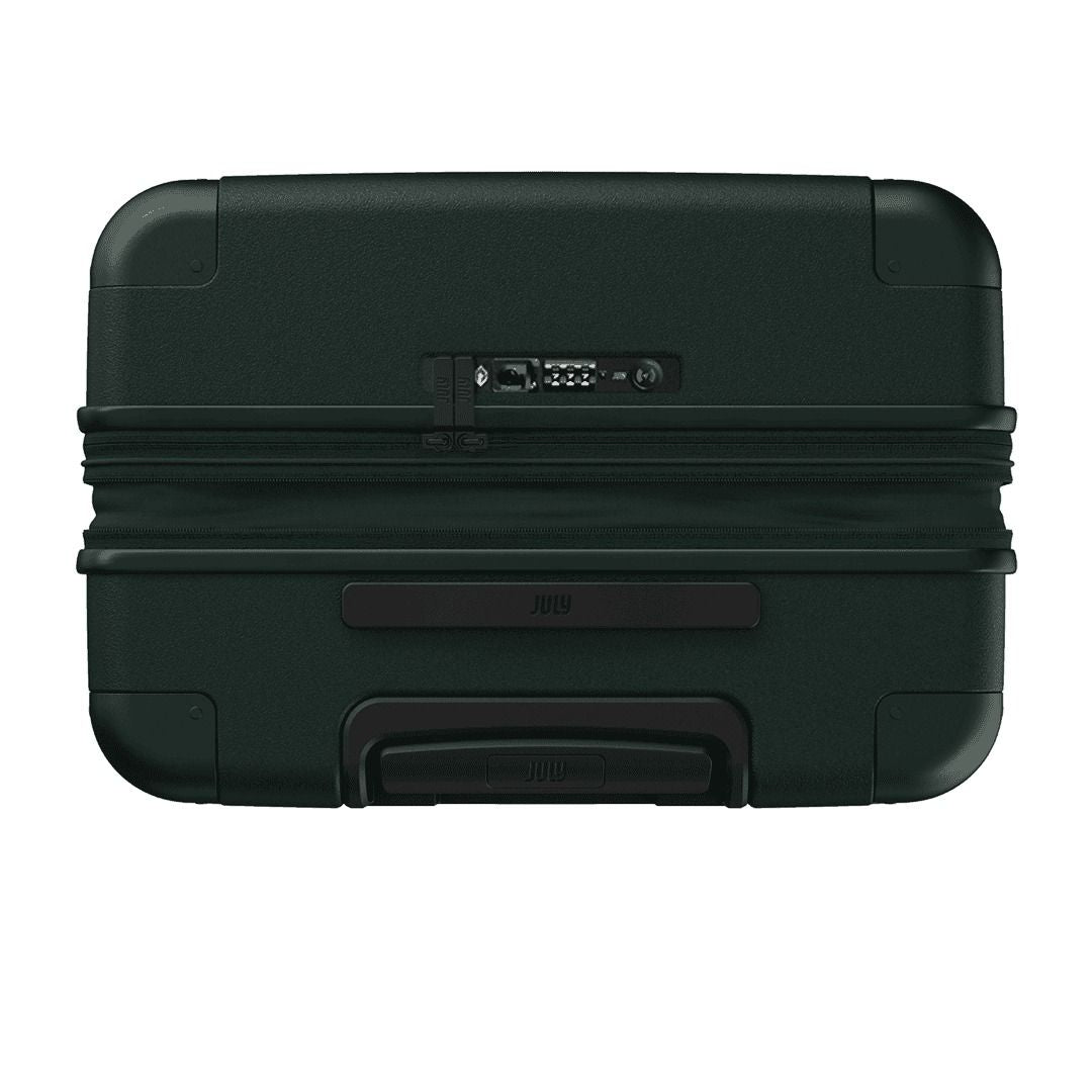 July Checked Plus Expandable Polycarbonate With Casesafe Tracking 28" Luggage - Forest