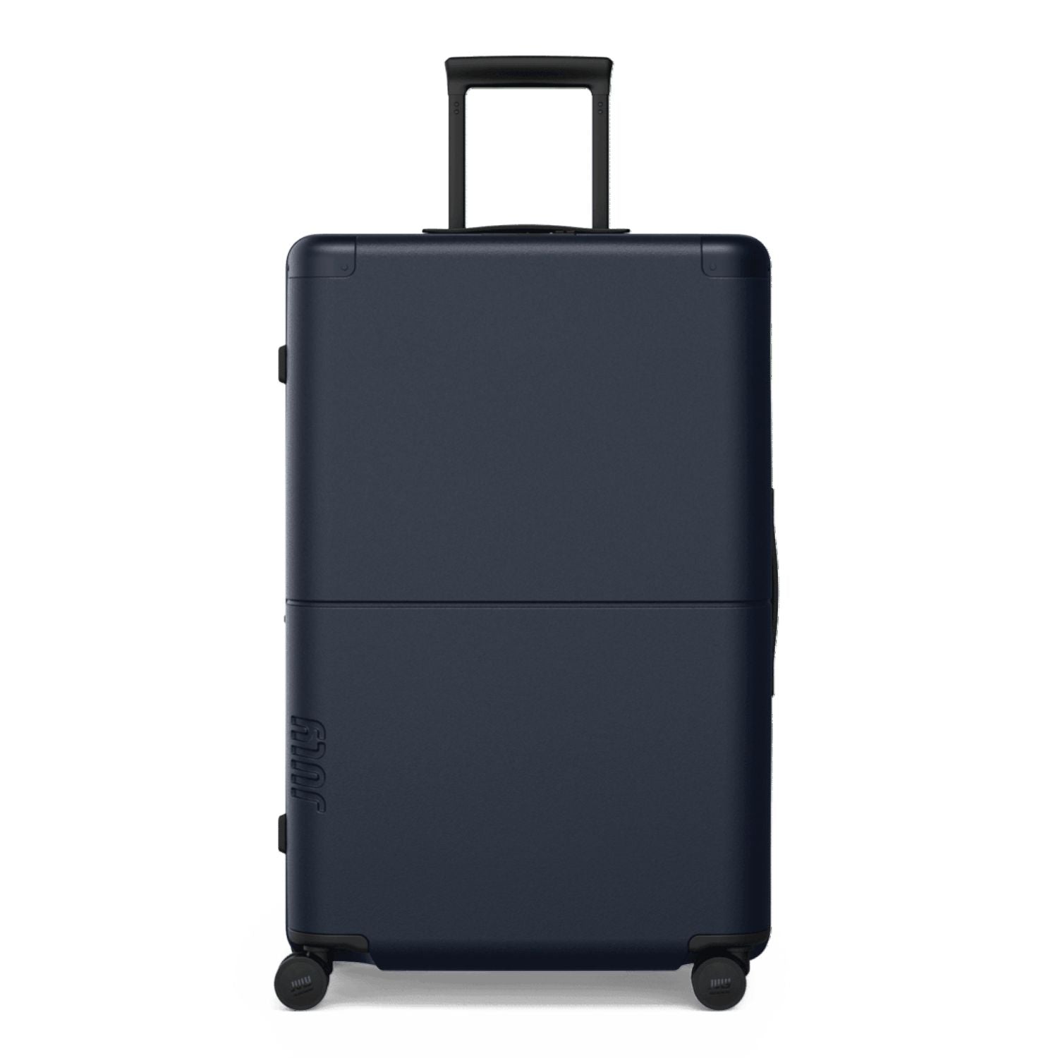 July Checked Plus Expandable Polycarbonate With Casesafe Tracking 28" Luggage - Navy