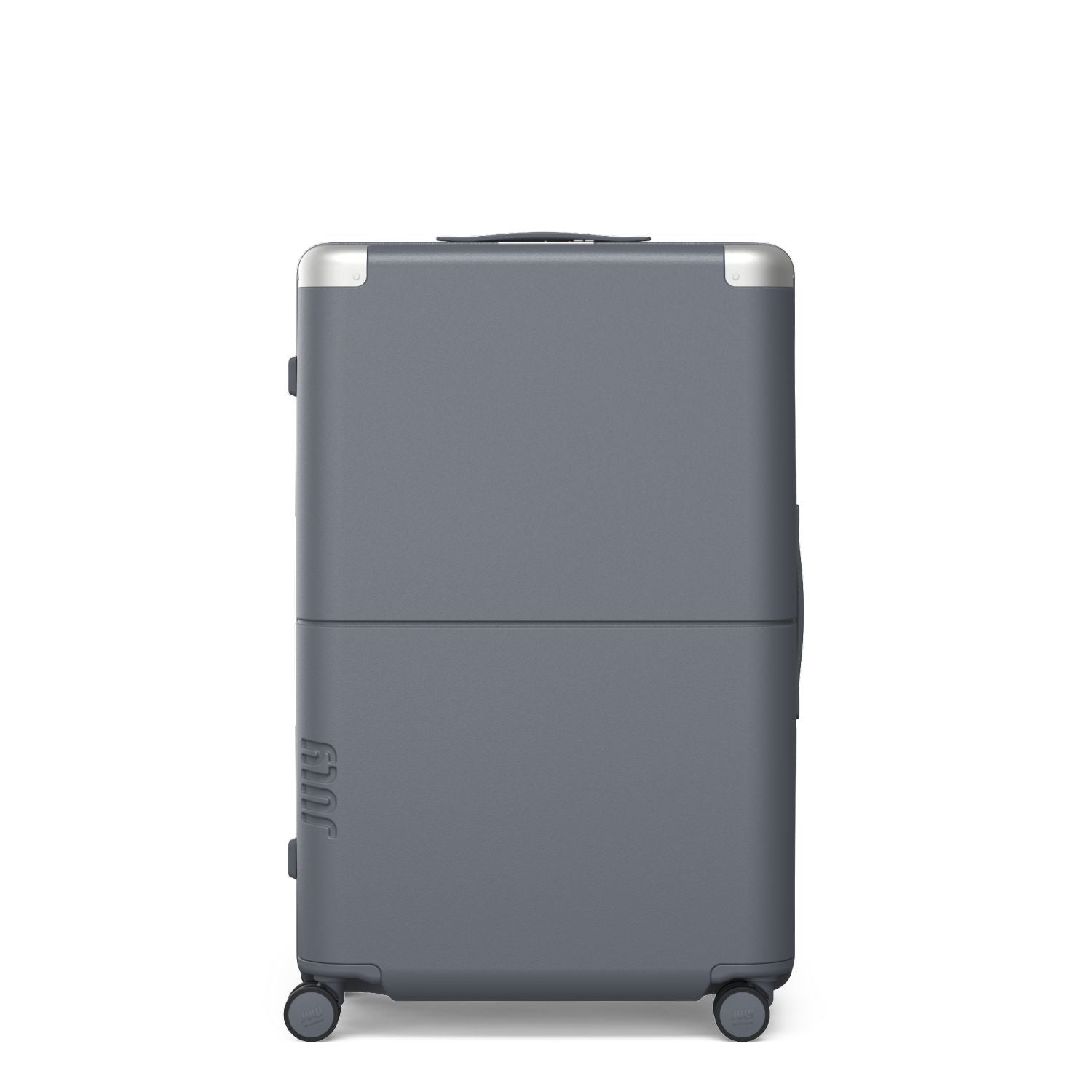 July Checked Plus Polycarbonate 30" Luggage - Steel Blue