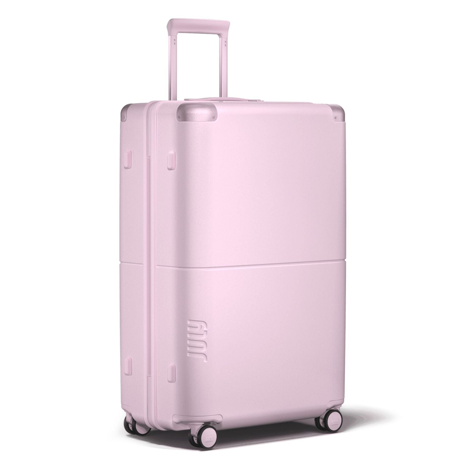 July Checked Plus Polycarbonate With Casesafe Tracking 30" Luggage - Blush Pink