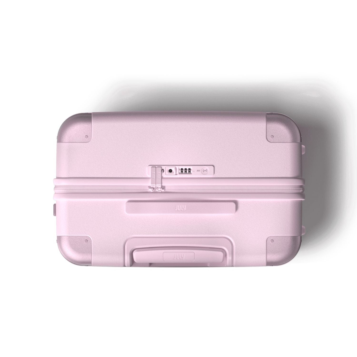 July Checked Plus Polycarbonate With Casesafe Tracking 30" Luggage - Blush Pink