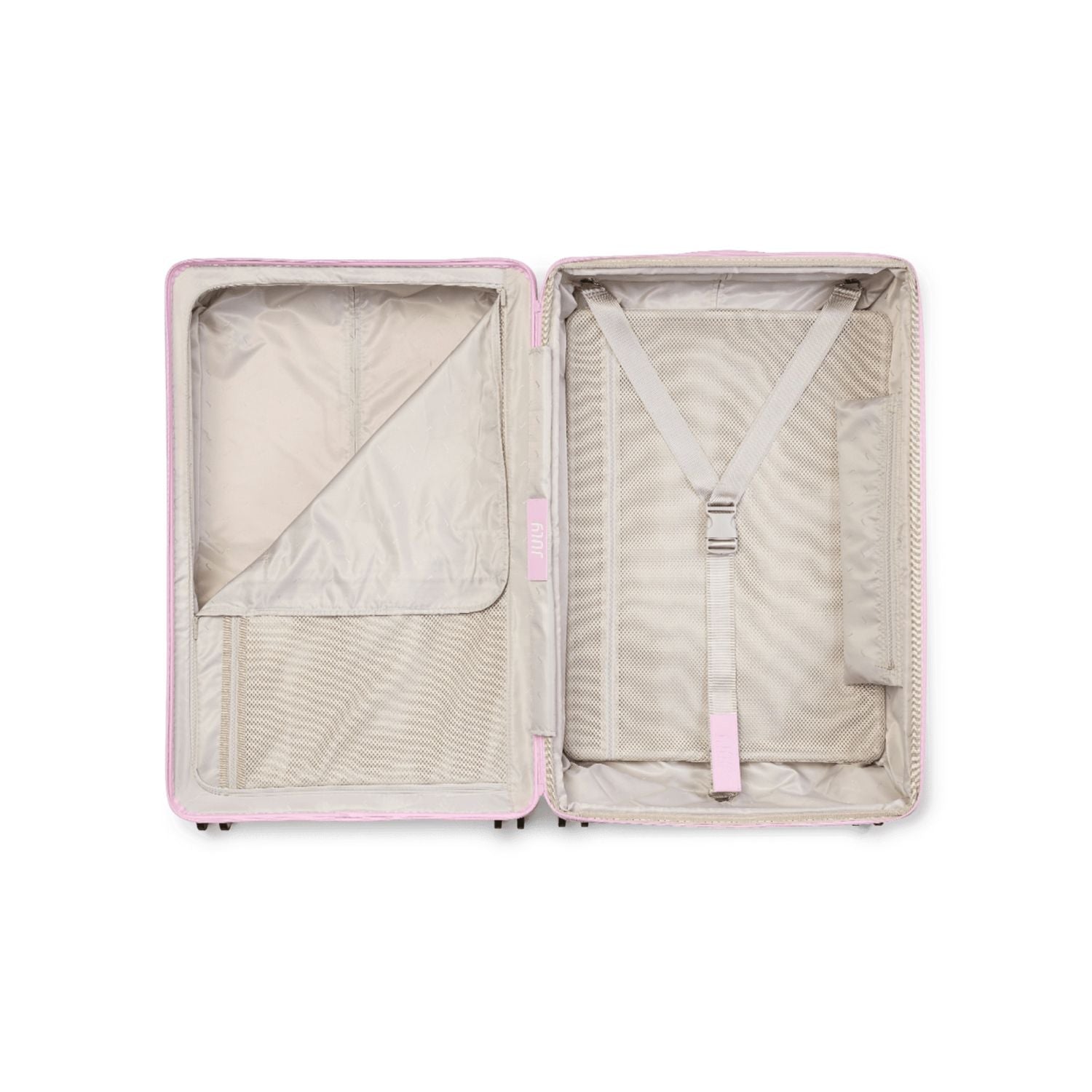 July Checked Plus Polycarbonate With Casesafe Tracking 30" Luggage - Blush Pink