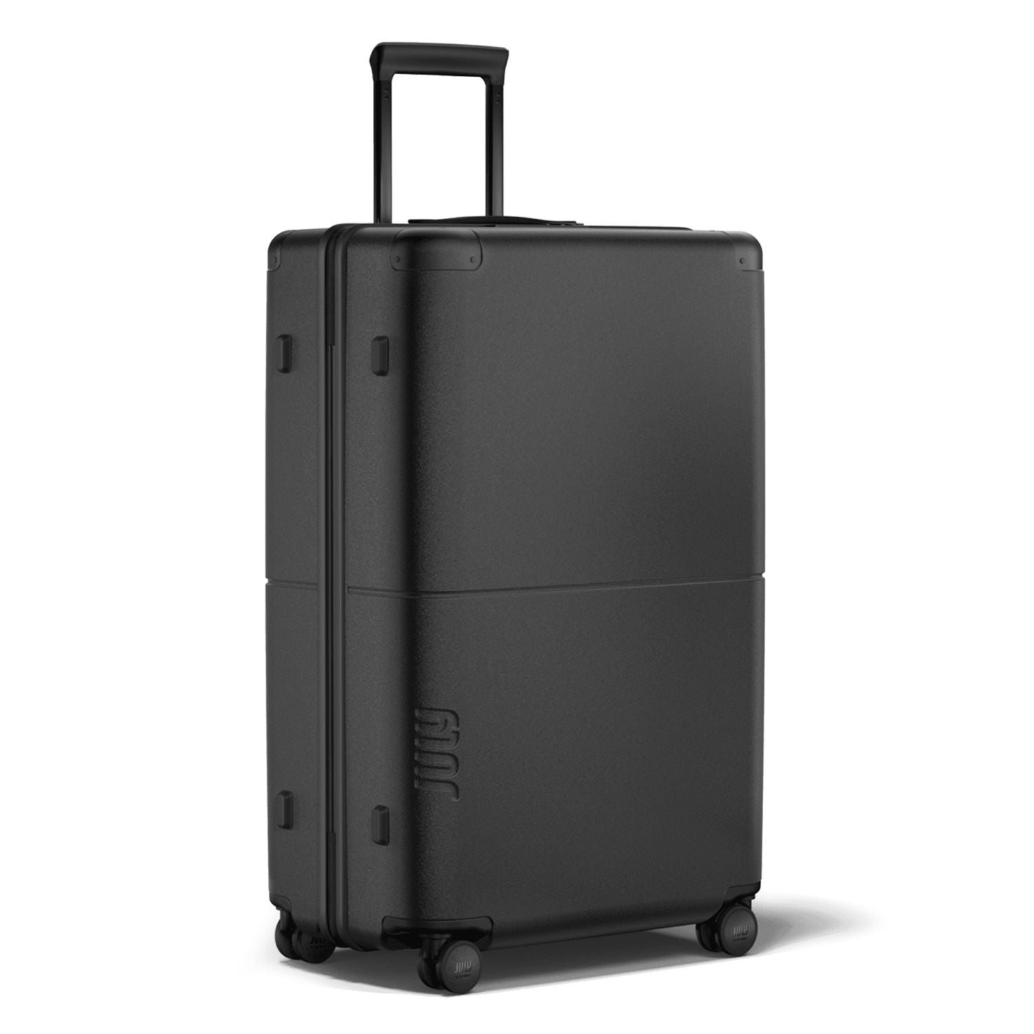 July Checked Plus Polycarbonate With Casesafe Tracking 30" Luggage - Charcoal