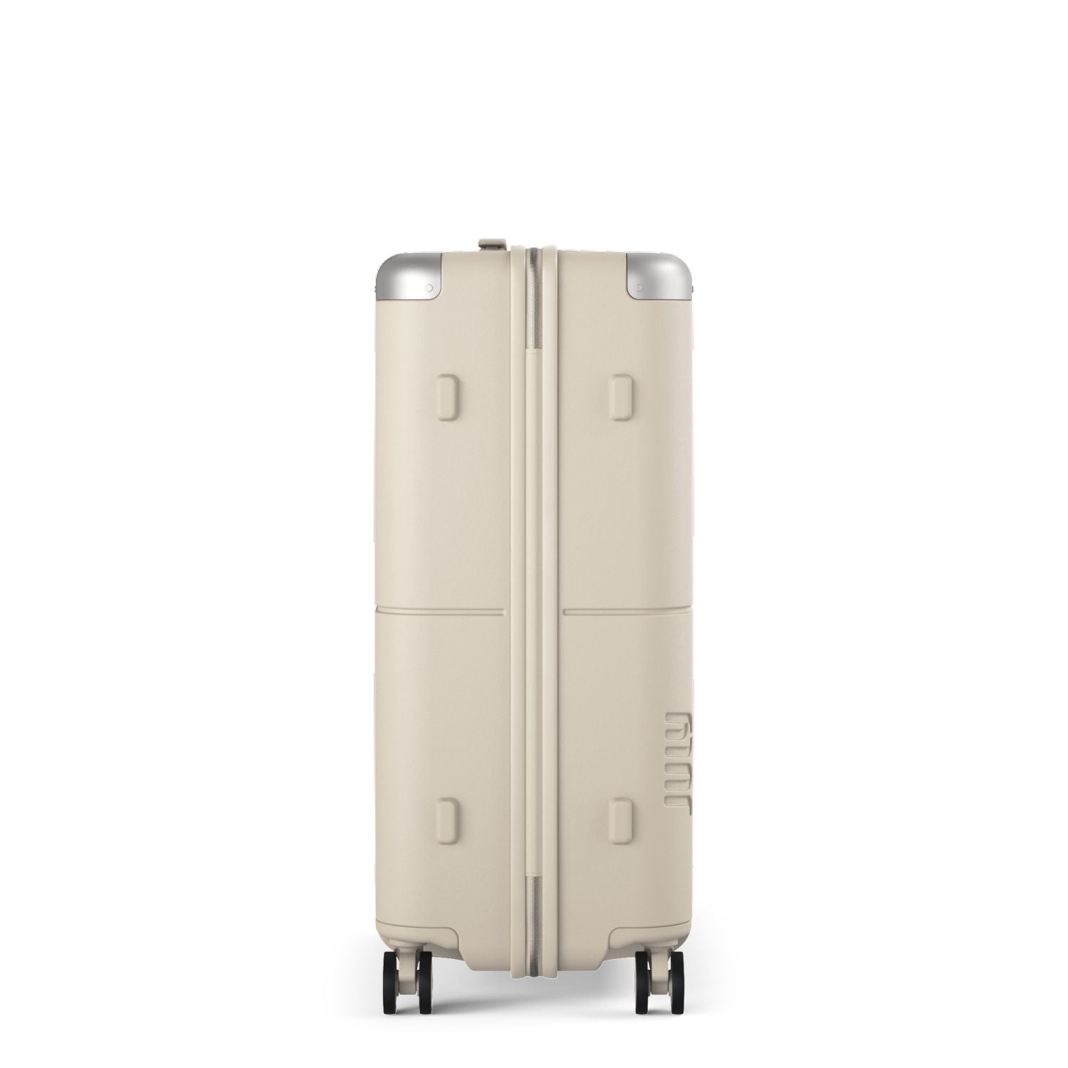 July Checked Polycarbonate 26" Luggage - Bone
