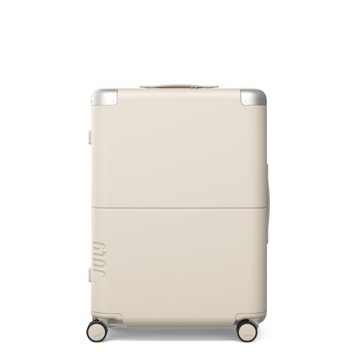 July Checked Polycarbonate 26" Luggage - Bone