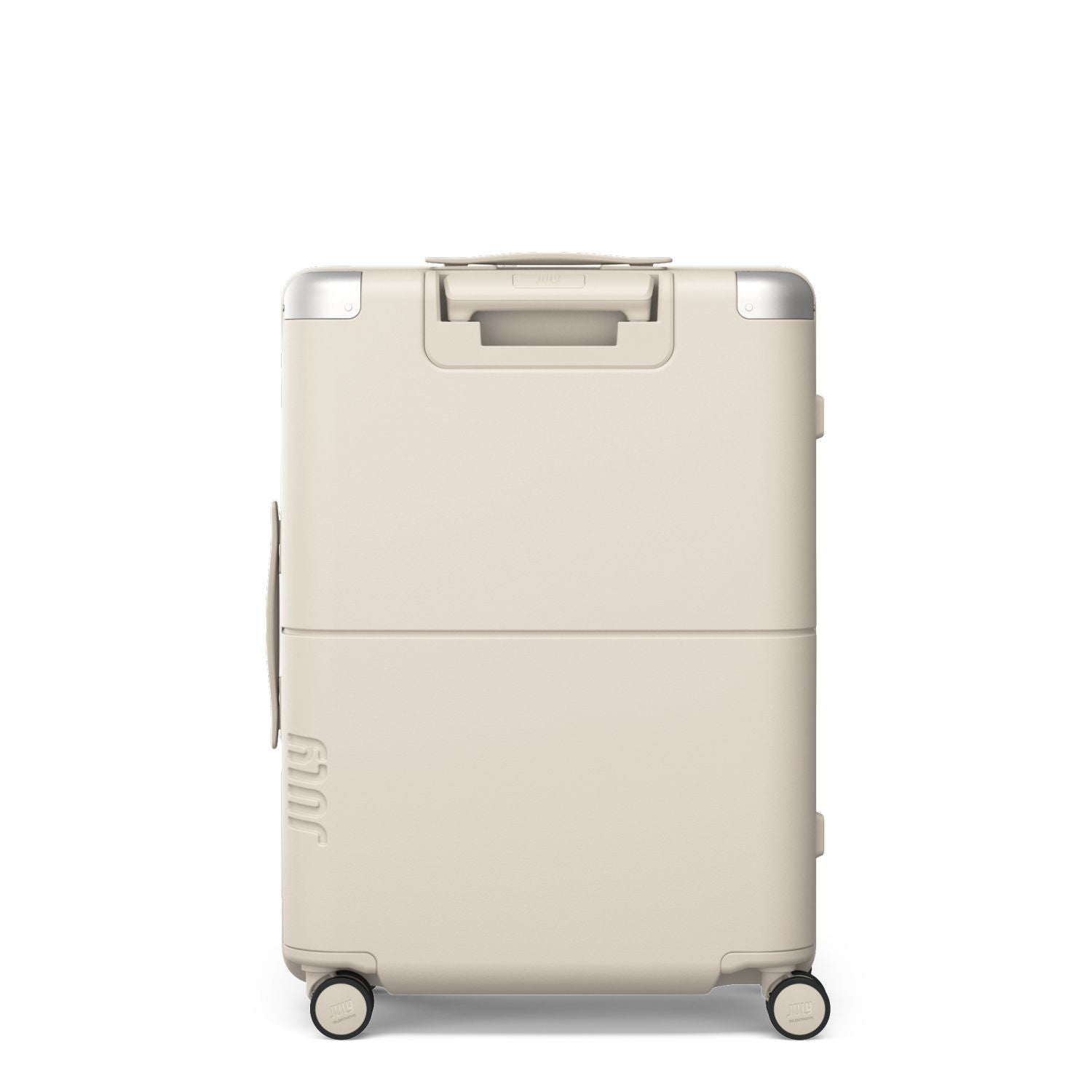 July Checked Polycarbonate 26" Luggage - Bone